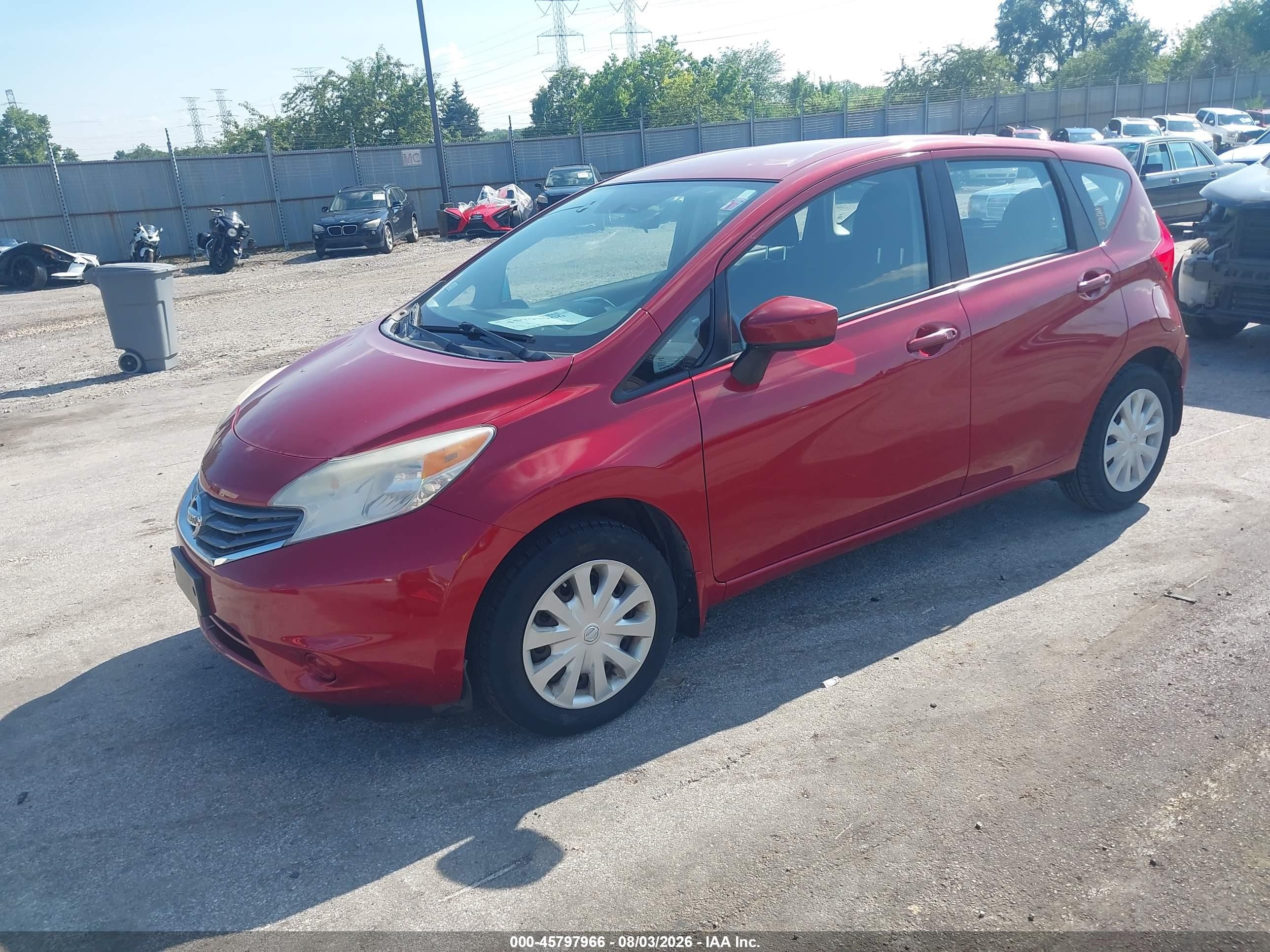 2015 Nissan Versa Note Sv Red vin: 3N1CE2CP7FL440816