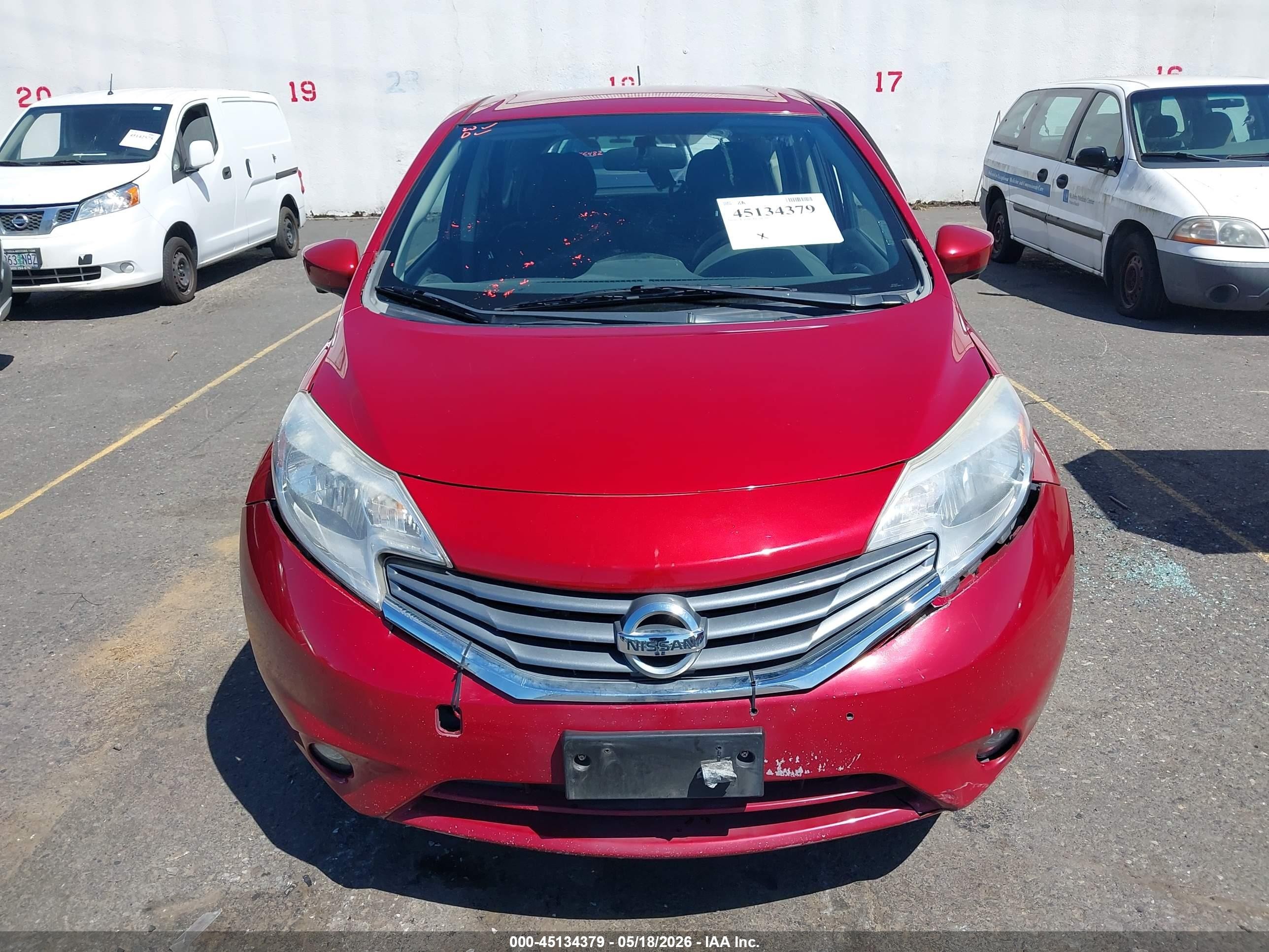 2015 Nissan Versa Note S (sr)/s Plus/sl/sr/sv Red vin: 3N1CE2CP7FL443974