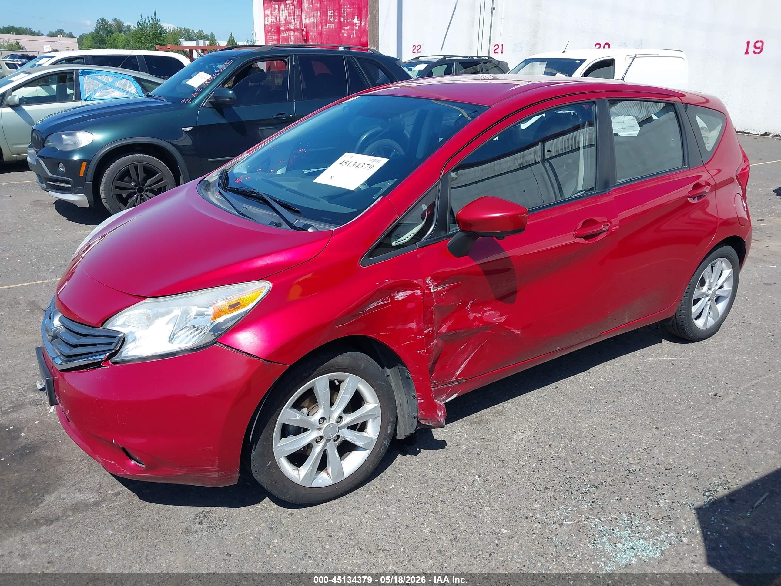 2015 Nissan Versa Note S (sr)/s Plus/sl/sr/sv Red vin: 3N1CE2CP7FL443974