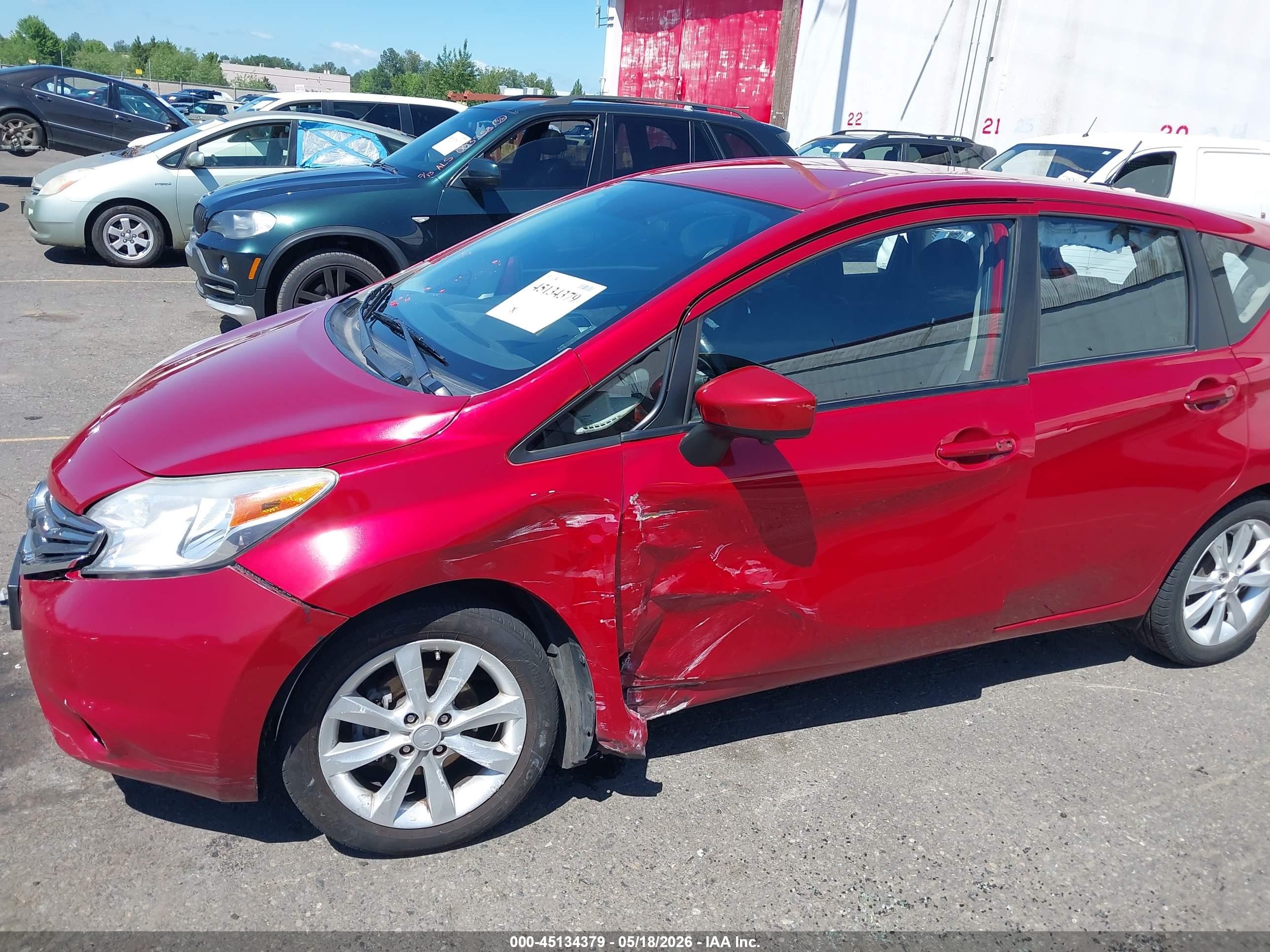 2015 Nissan Versa Note S (sr)/s Plus/sl/sr/sv Red vin: 3N1CE2CP7FL443974