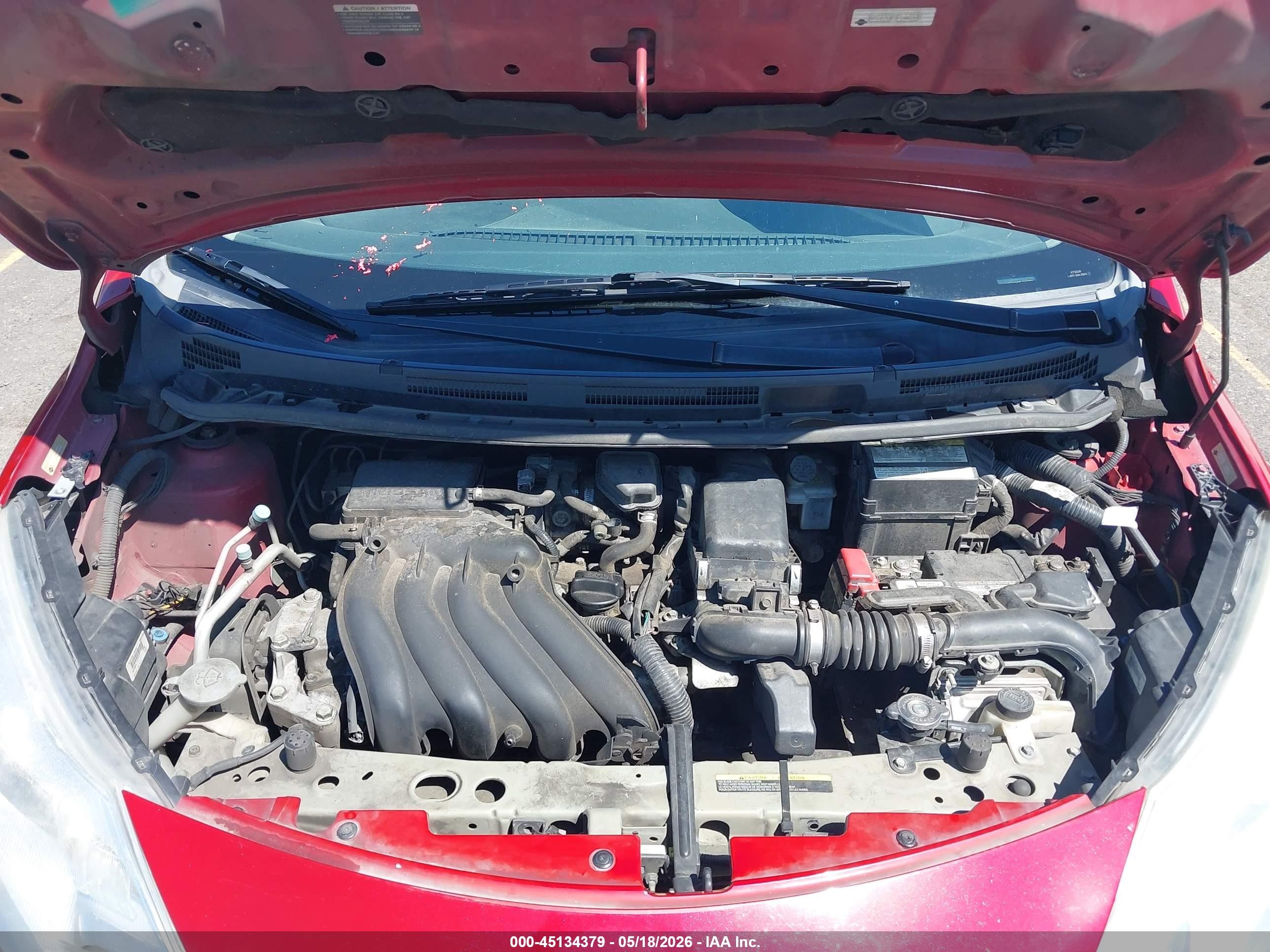 2015 Nissan Versa Note S (sr)/s Plus/sl/sr/sv Red vin: 3N1CE2CP7FL443974
