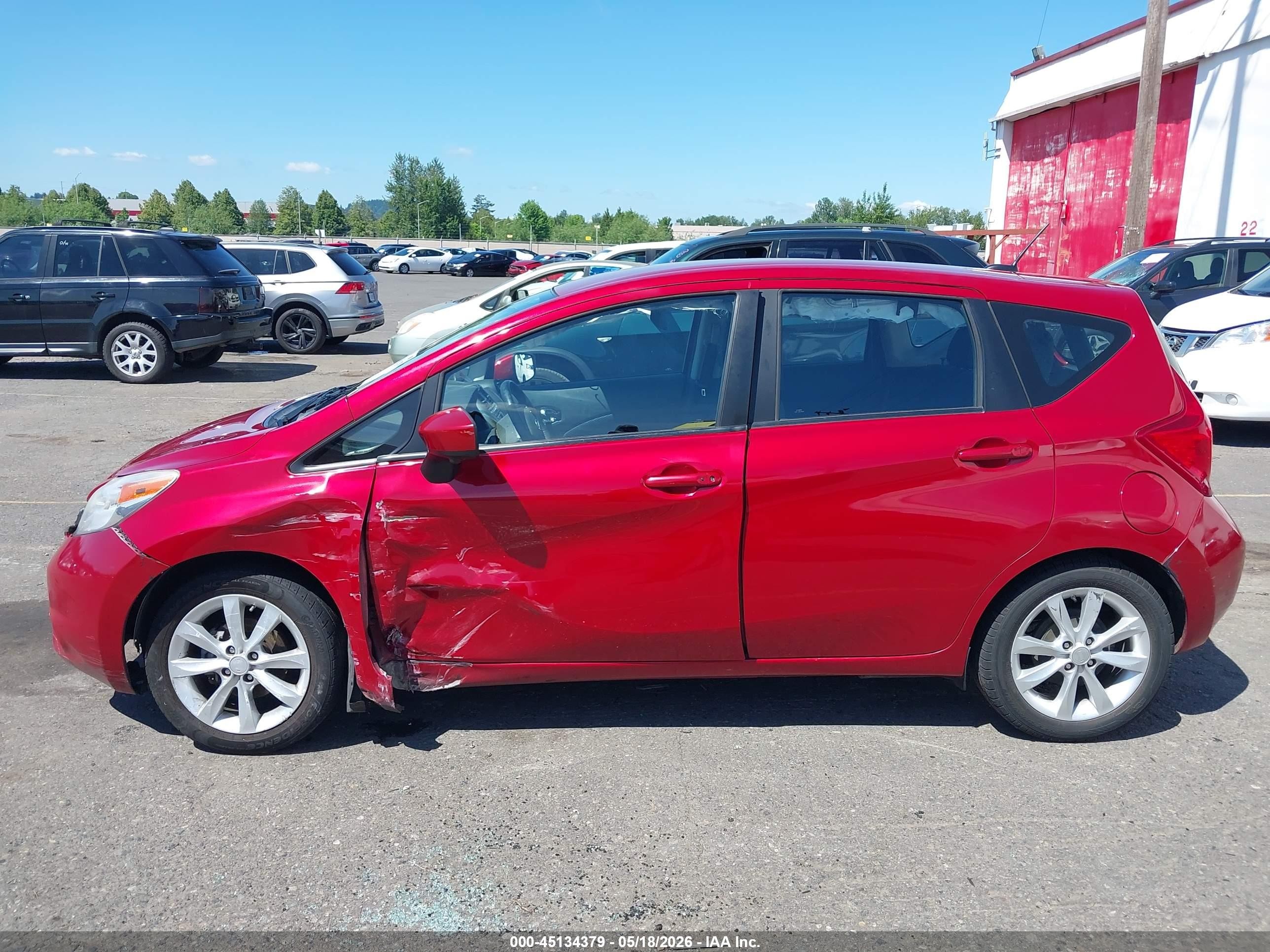 2015 Nissan Versa Note S (sr)/s Plus/sl/sr/sv Red vin: 3N1CE2CP7FL443974