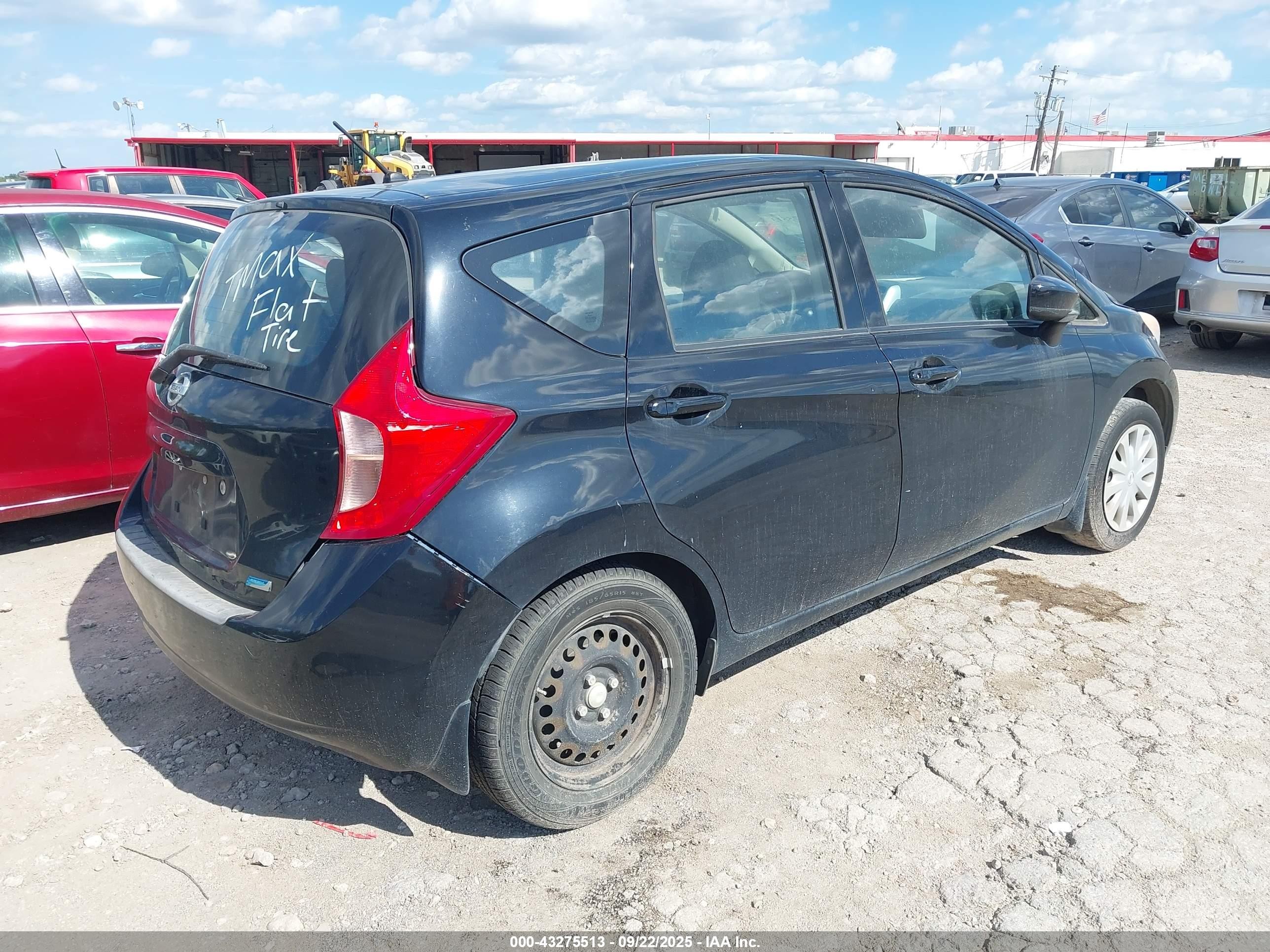2015 Nissan Versa Note S Plus Black vin: 3N1CE2CP7FL444591