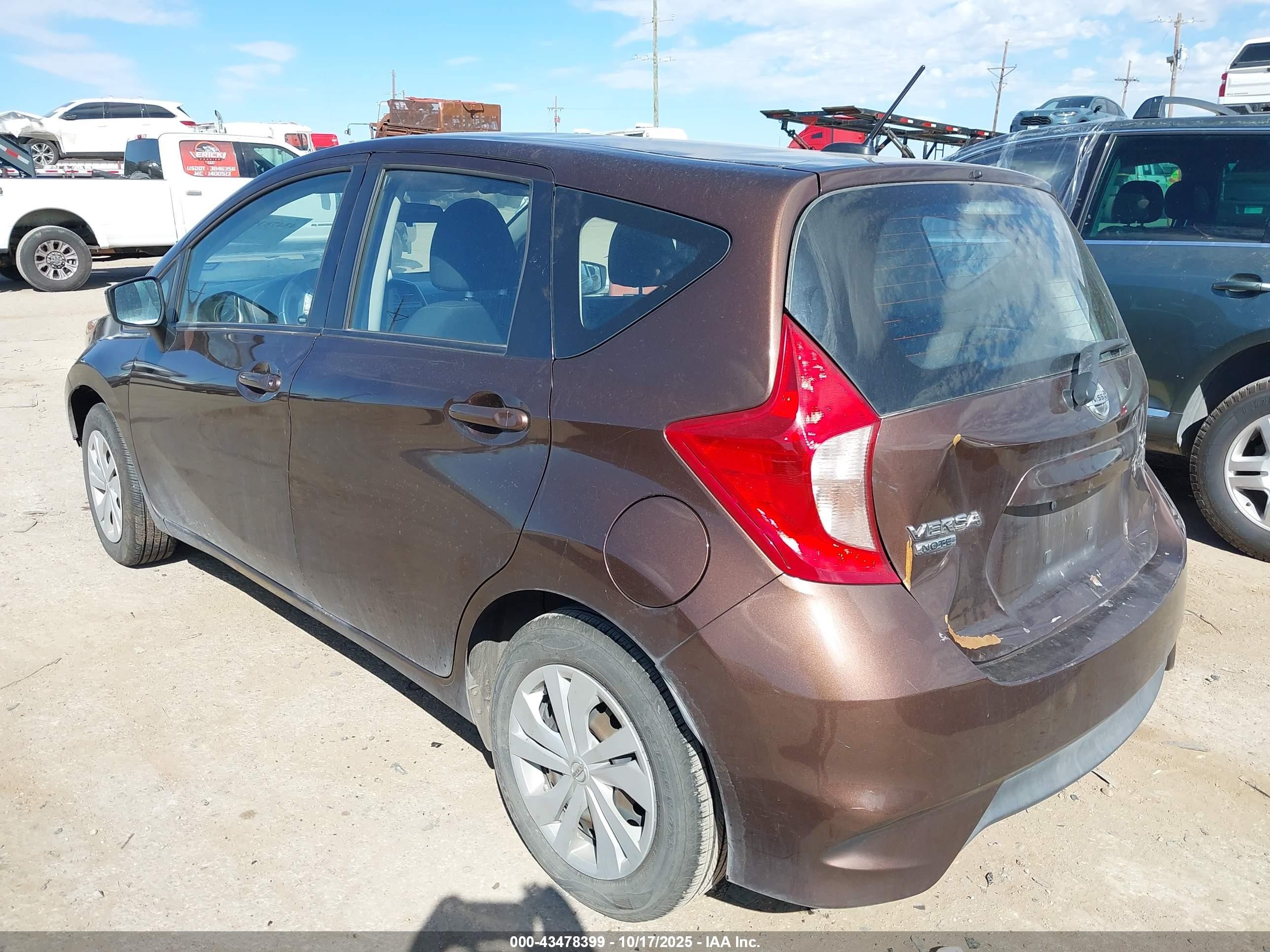 2017 Nissan Versa Note Sv Burgundy vin: 3N1CE2CP7HL378045