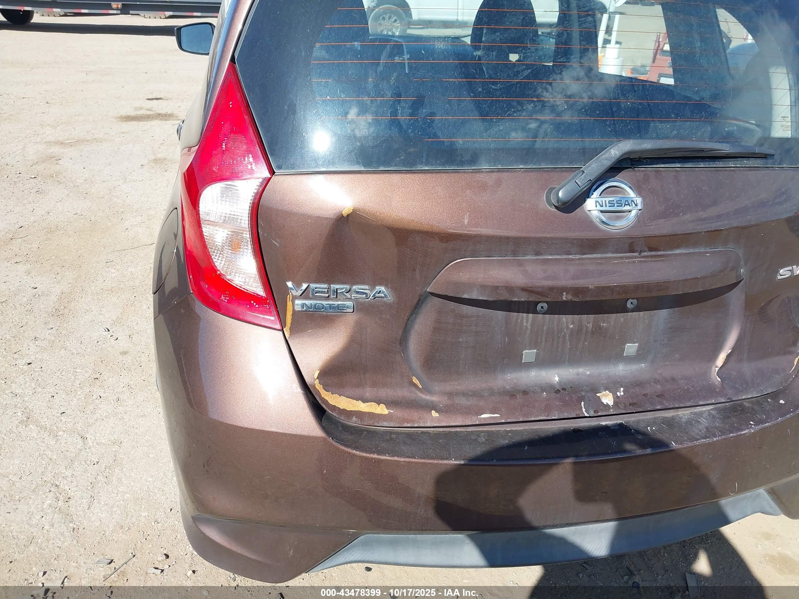 2017 Nissan Versa Note Sv Burgundy vin: 3N1CE2CP7HL378045