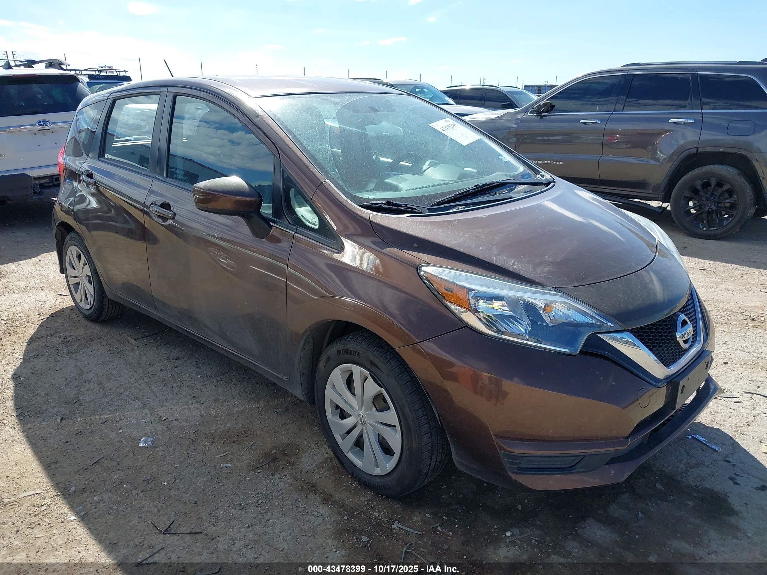2017 Nissan Versa Note Sv Burgundy vin: 3N1CE2CP7HL378045