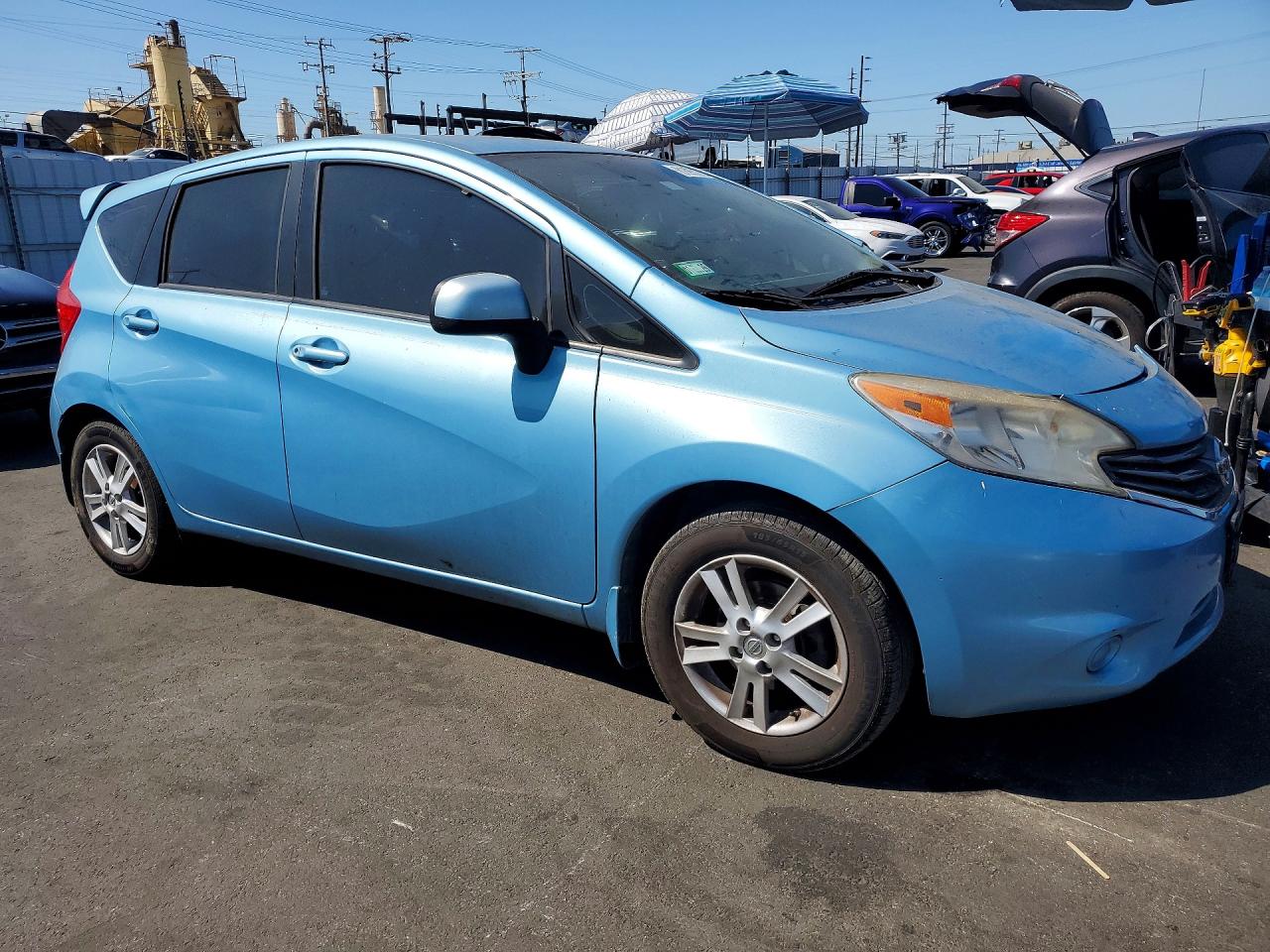 2014 Nissan Versa Note S Plus Blue vin: 3N1CE2CP8EL395061