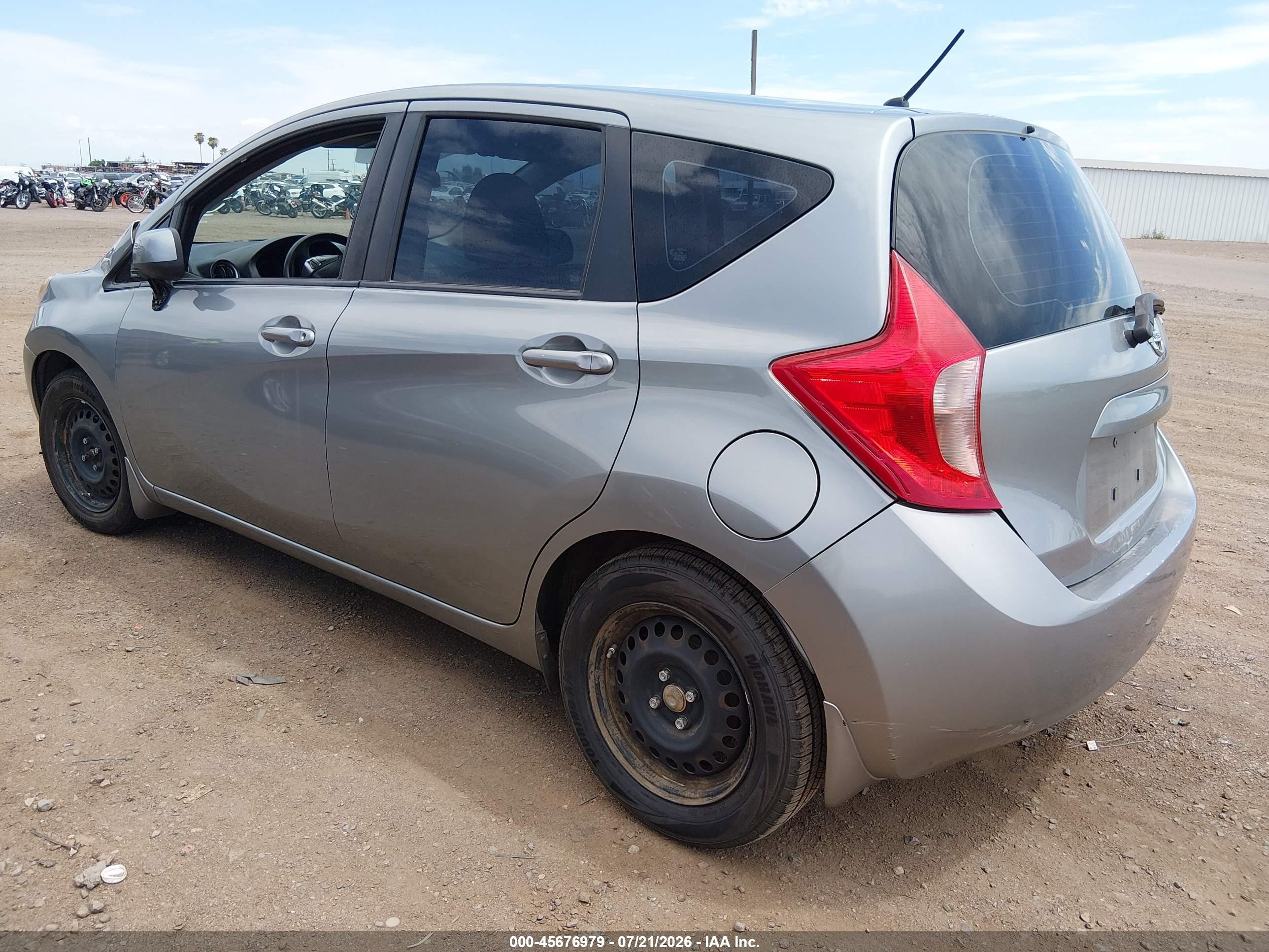 2014 Nissan Versa Note S (sr)/s Plus/sv Gray vin: 3N1CE2CP8EL400856