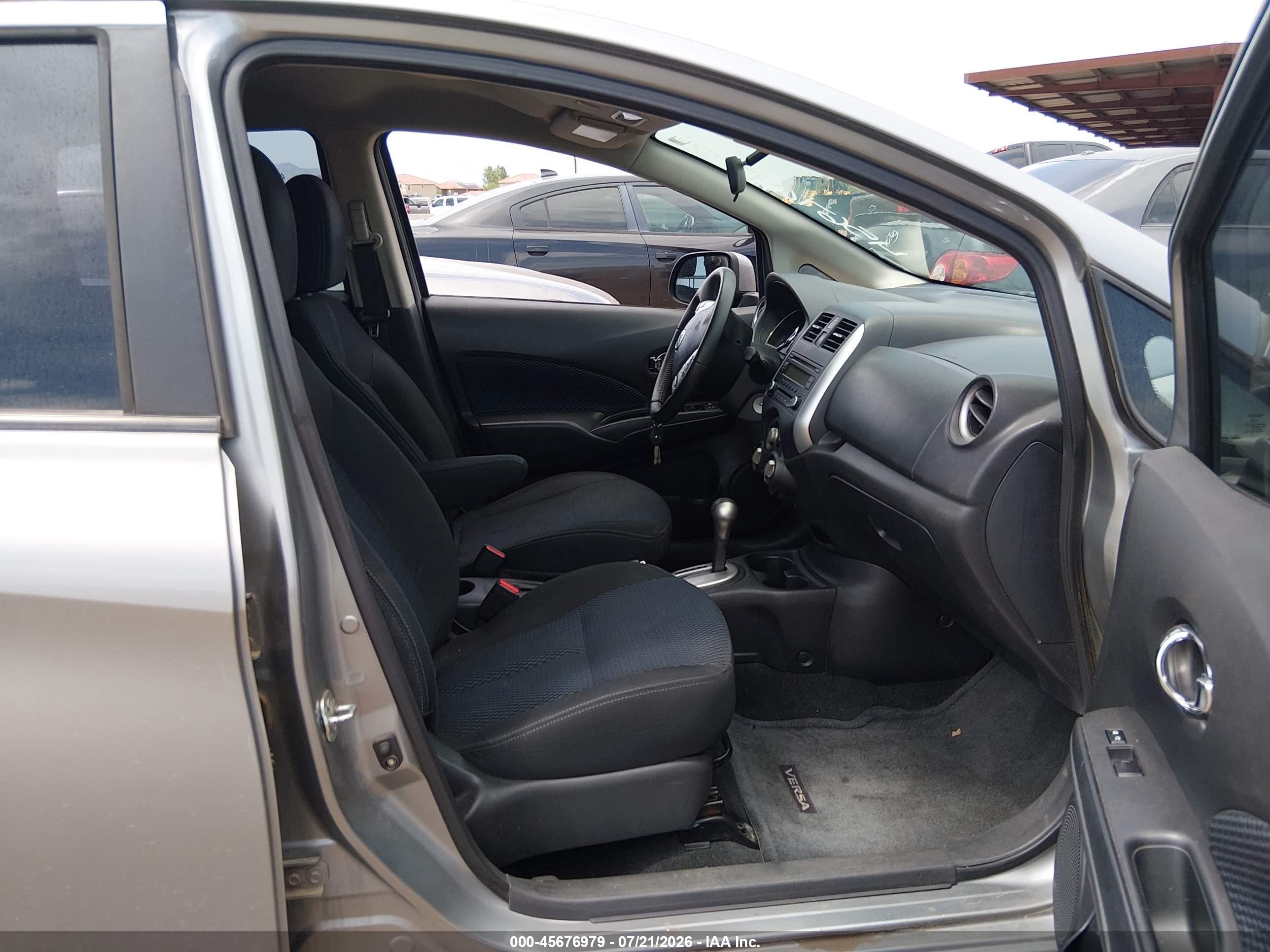 2014 Nissan Versa Note S (sr)/s Plus/sv Gray vin: 3N1CE2CP8EL400856