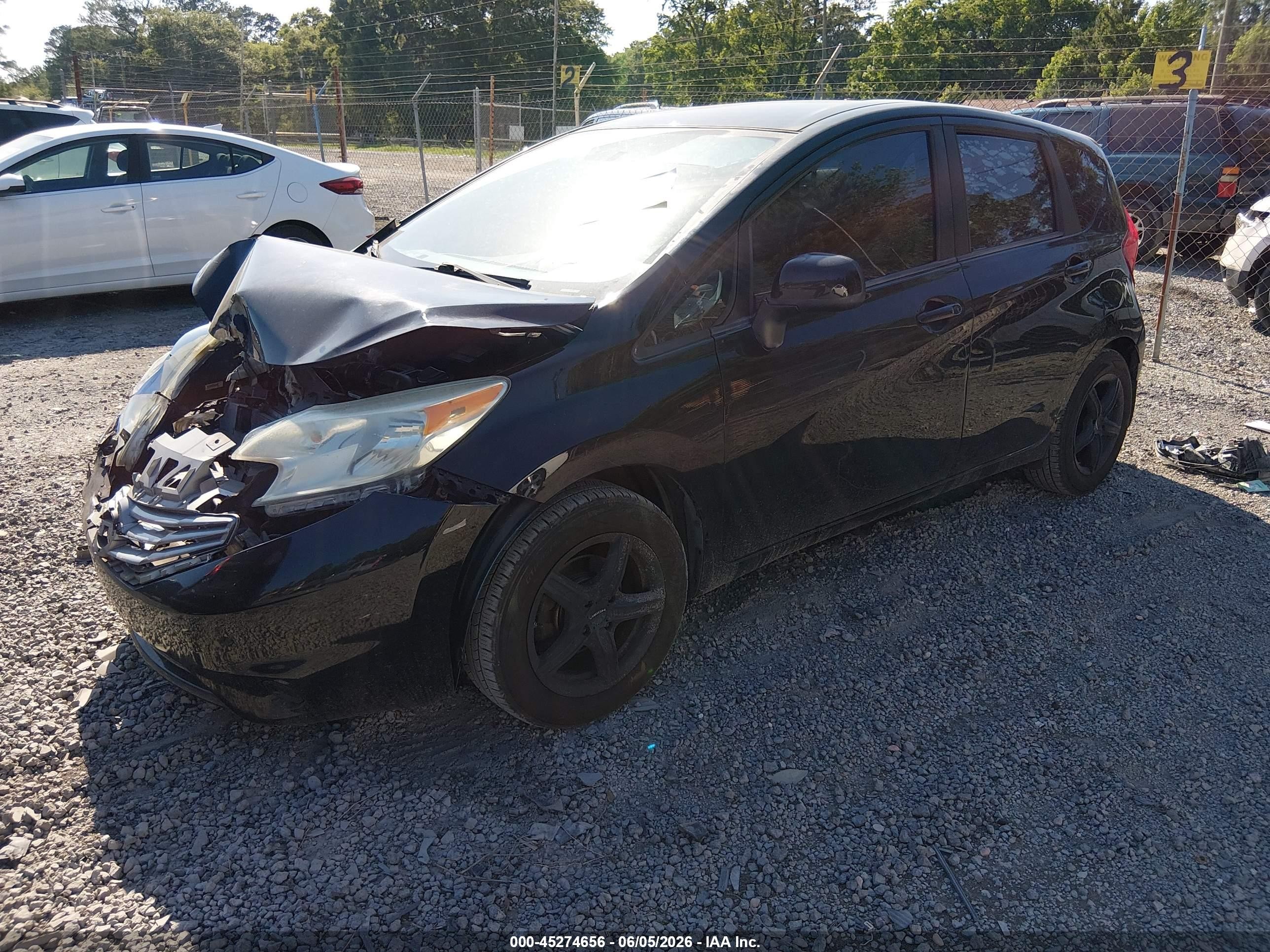 2014 Nissan Versa Note S Plus Черный vin: 3N1CE2CP8EL408908