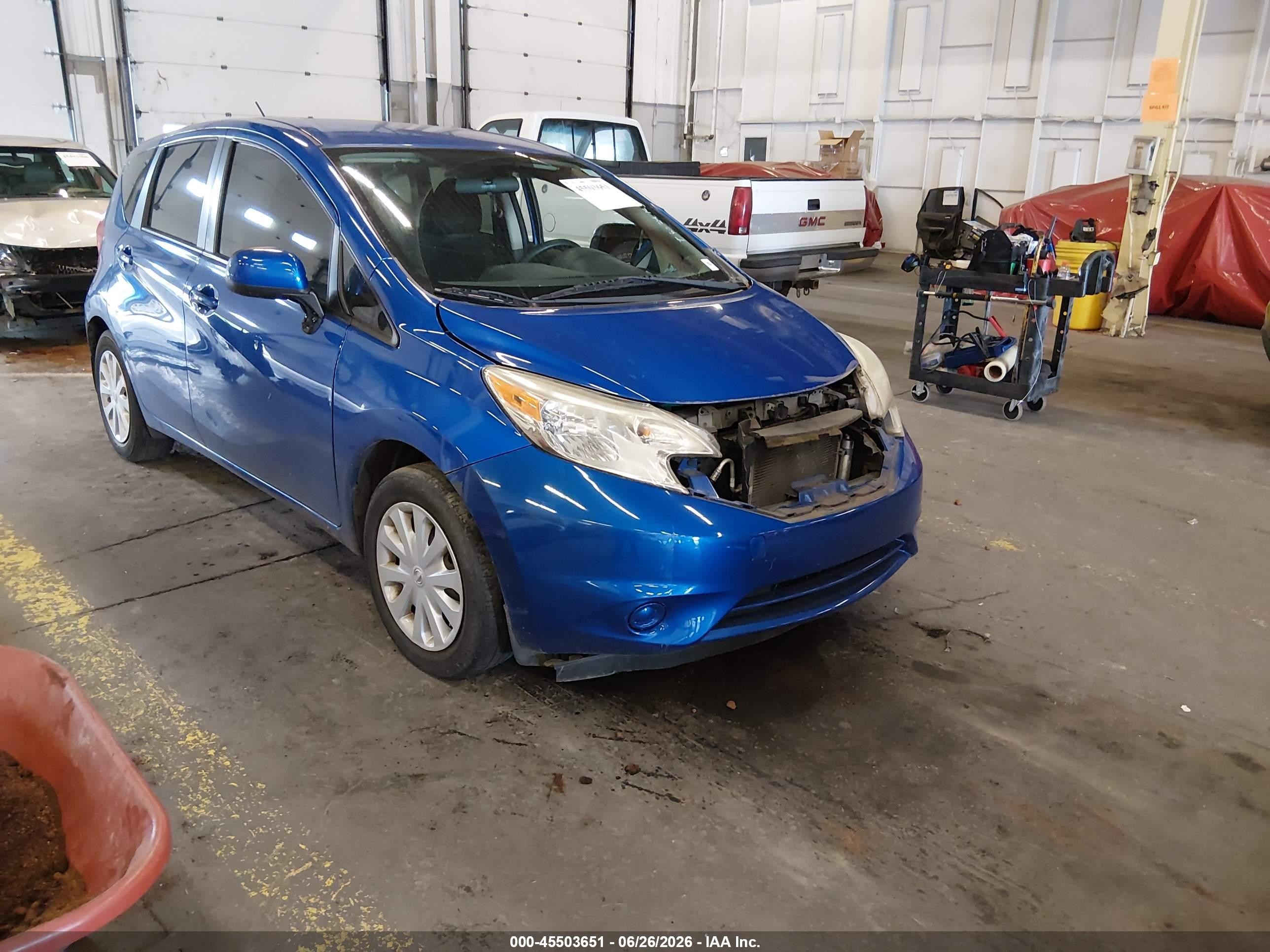 2014 Nissan Versa Note S Plus Blue vin: 3N1CE2CP8EL409766