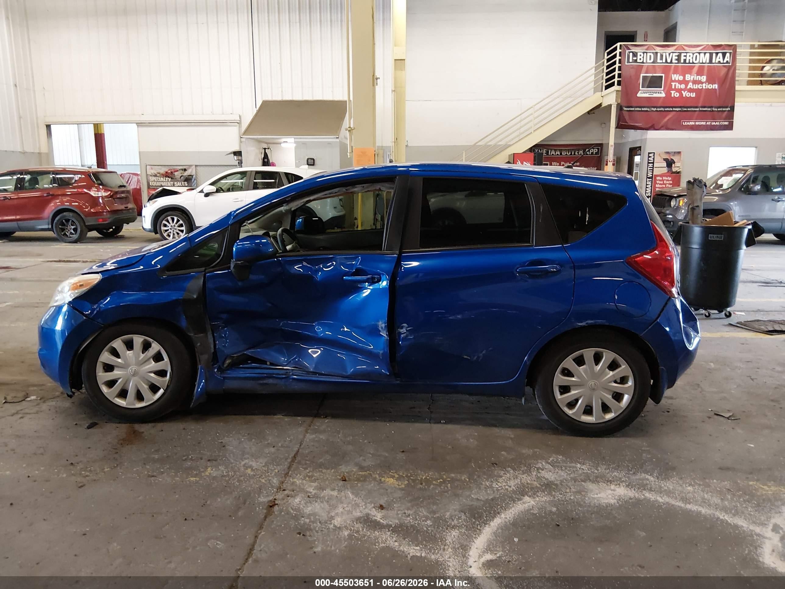 2014 Nissan Versa Note S Plus Blue vin: 3N1CE2CP8EL409766
