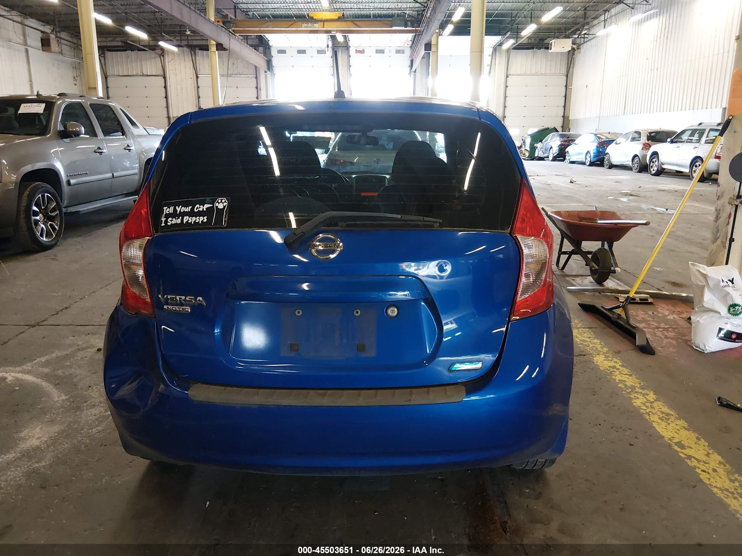 2014 Nissan Versa Note S Plus Blue vin: 3N1CE2CP8EL409766