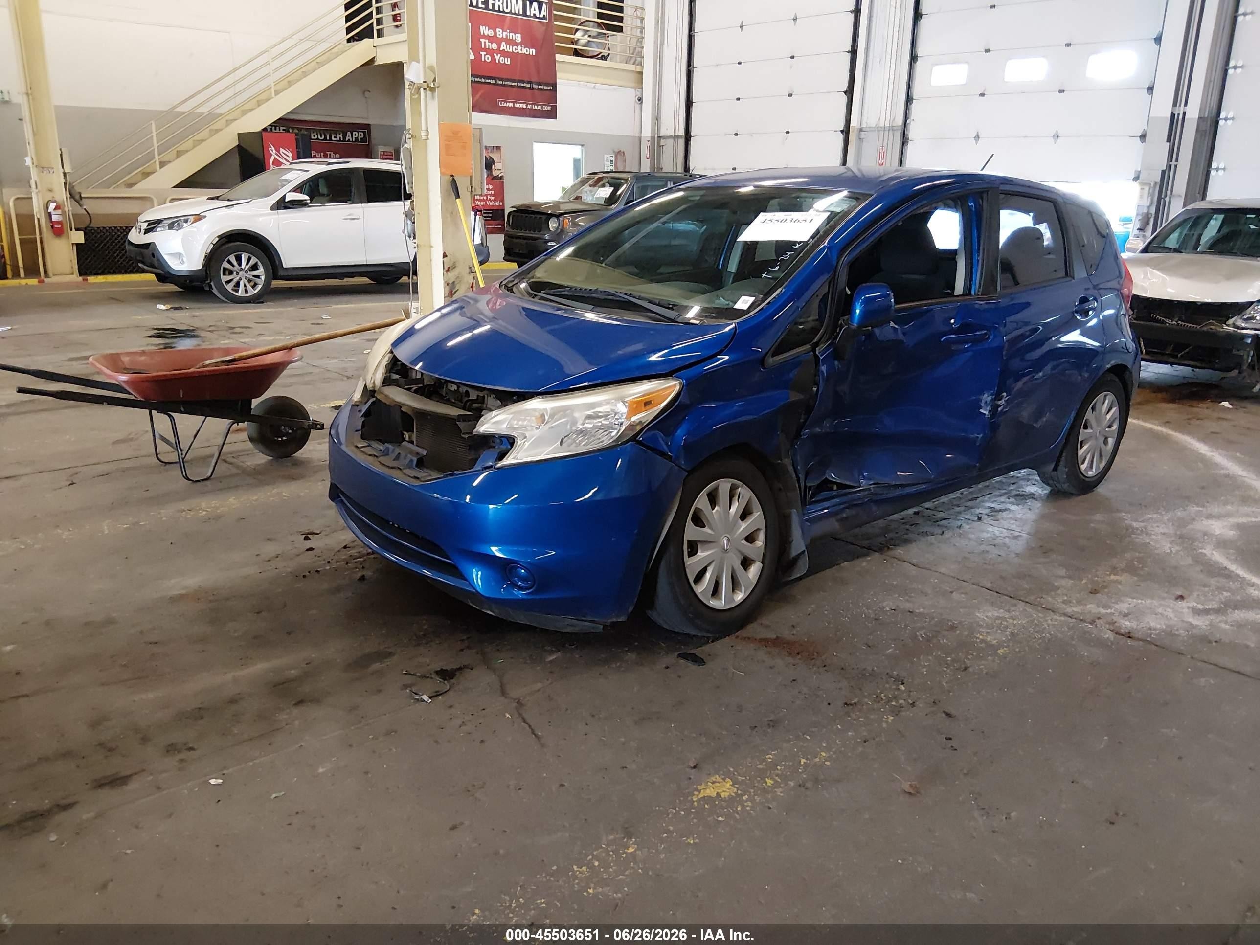 2014 Nissan Versa Note S Plus Blue vin: 3N1CE2CP8EL409766