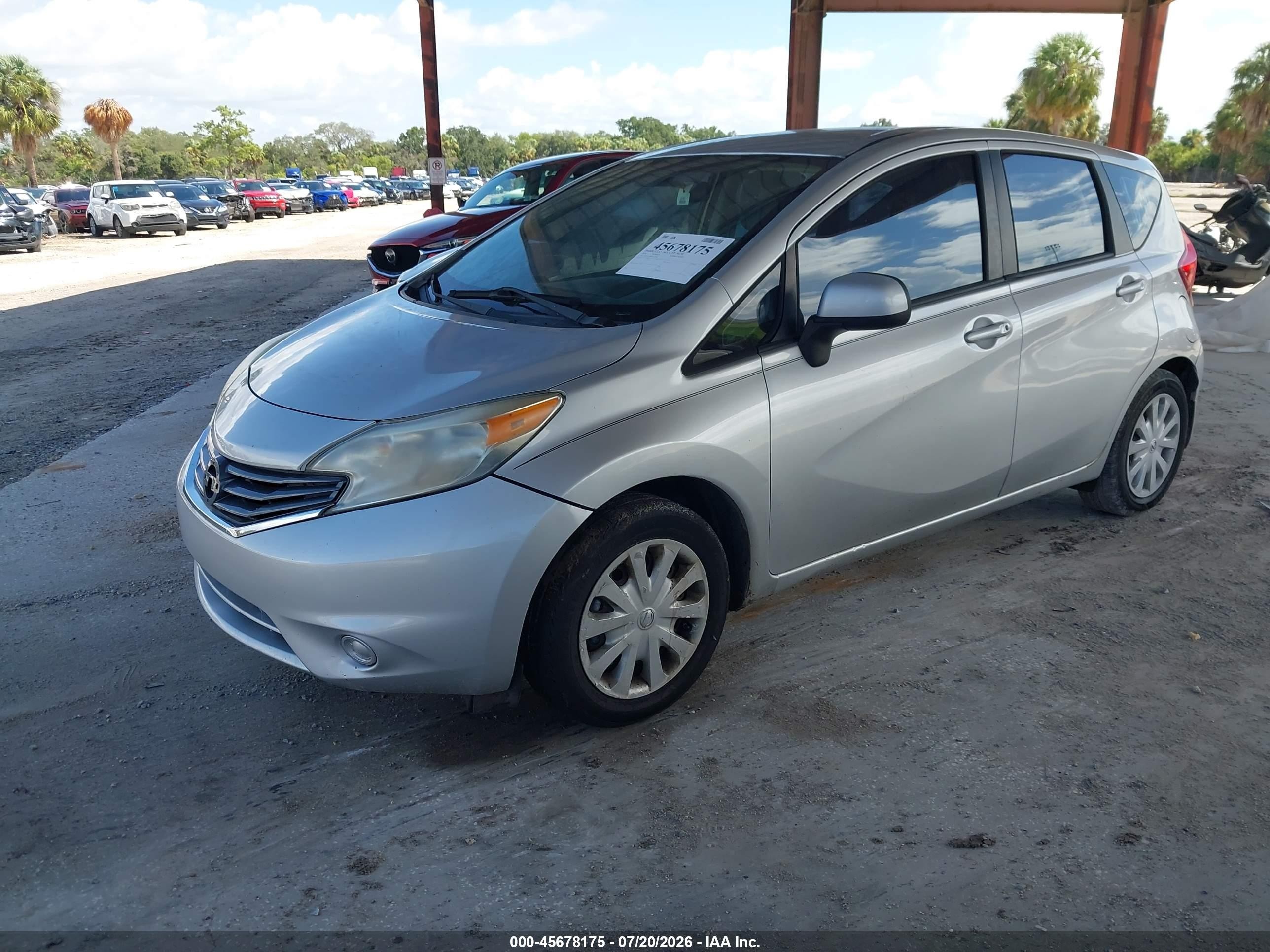 2014 Nissan Versa Note Sv Silver vin: 3N1CE2CP8EL412599