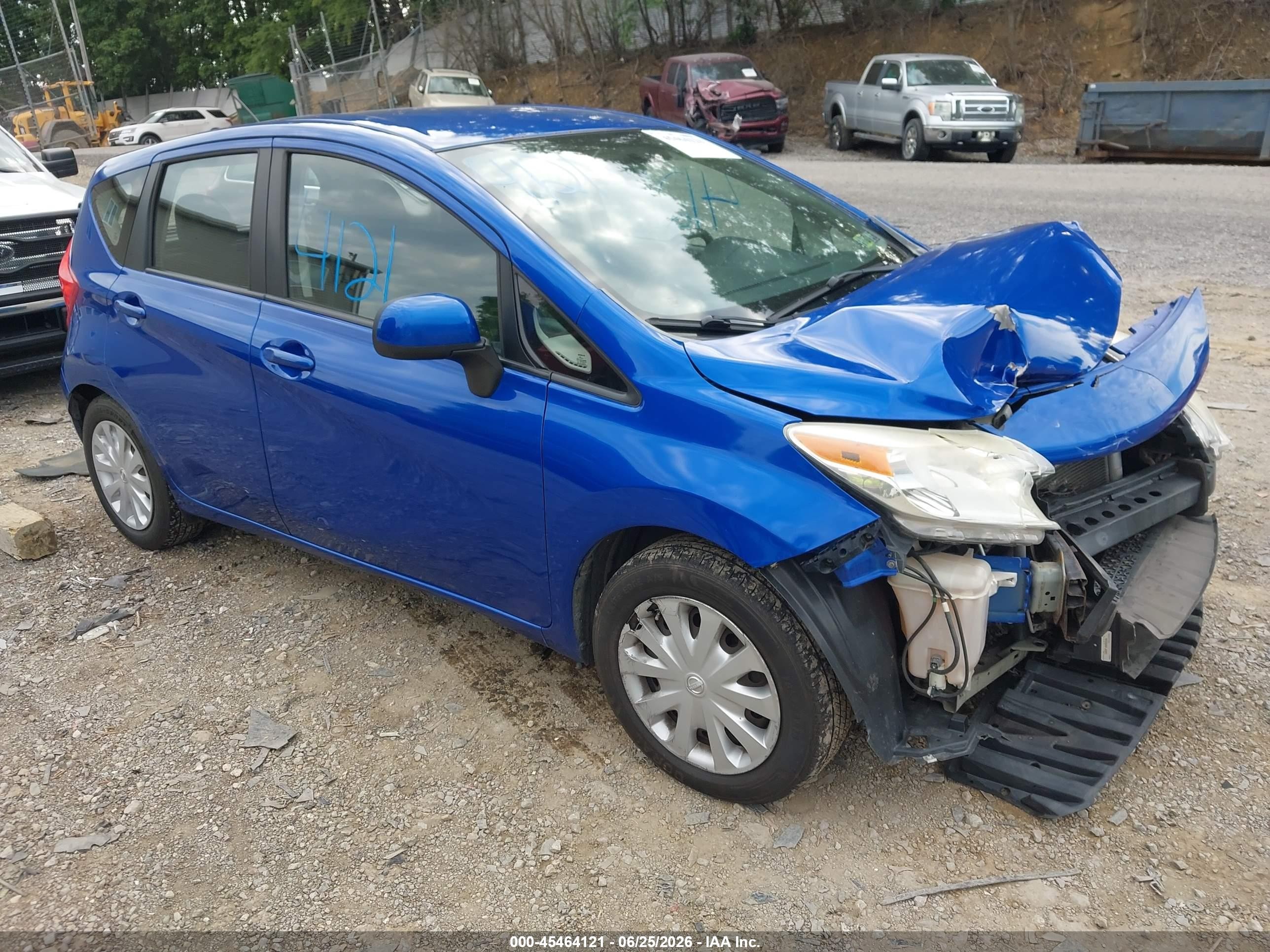 2014 Nissan Versa Note Sv Blue vin: 3N1CE2CP8EL422288