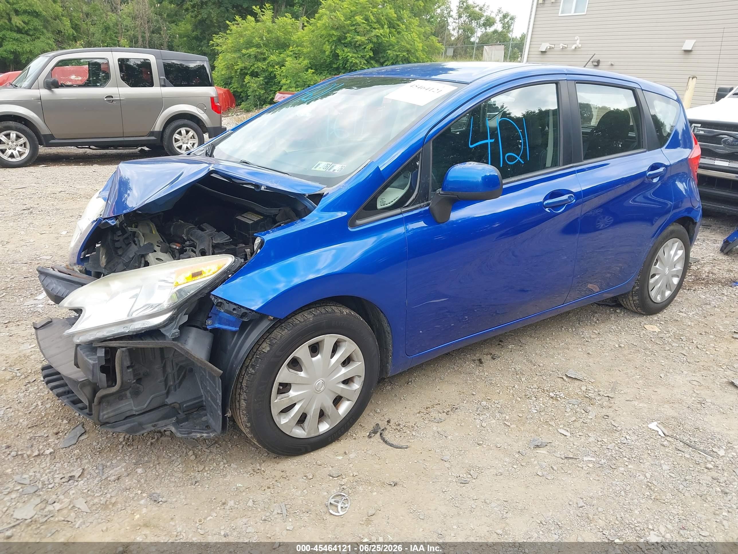 2014 Nissan Versa Note Sv Blue vin: 3N1CE2CP8EL422288