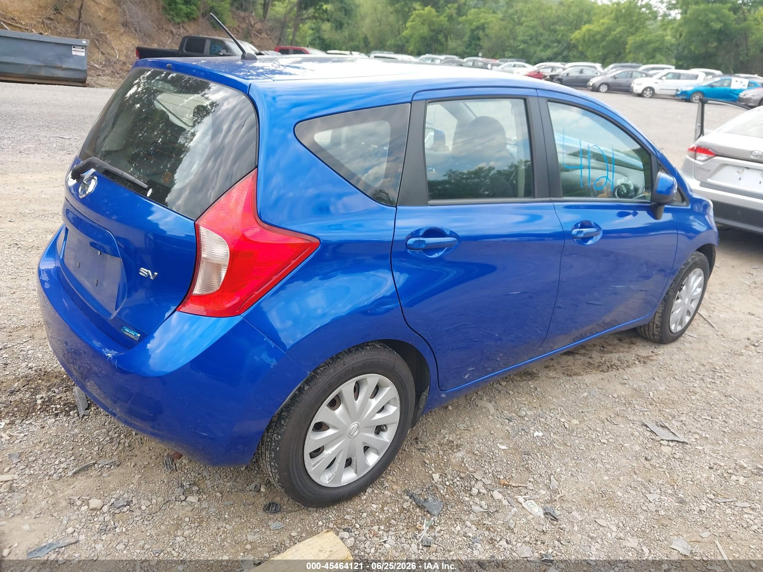 2014 Nissan Versa Note Sv Blue vin: 3N1CE2CP8EL422288