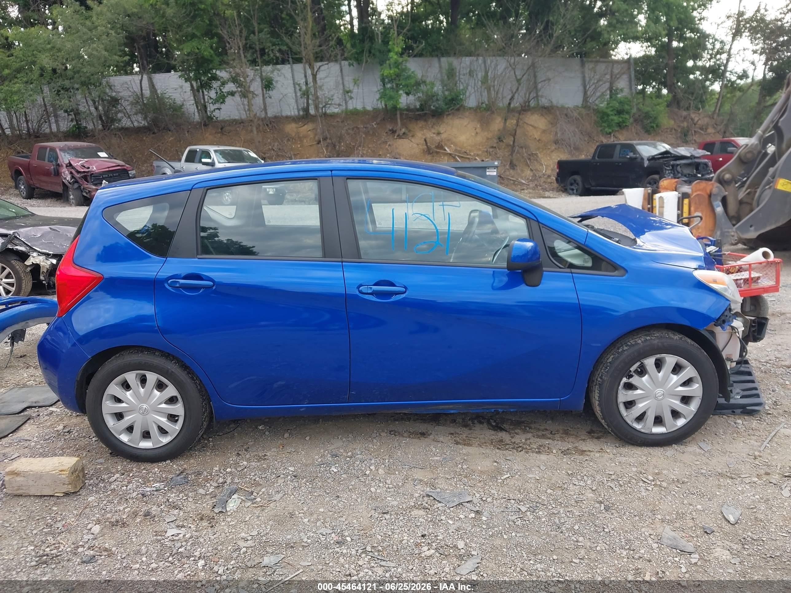 2014 Nissan Versa Note Sv Blue vin: 3N1CE2CP8EL422288