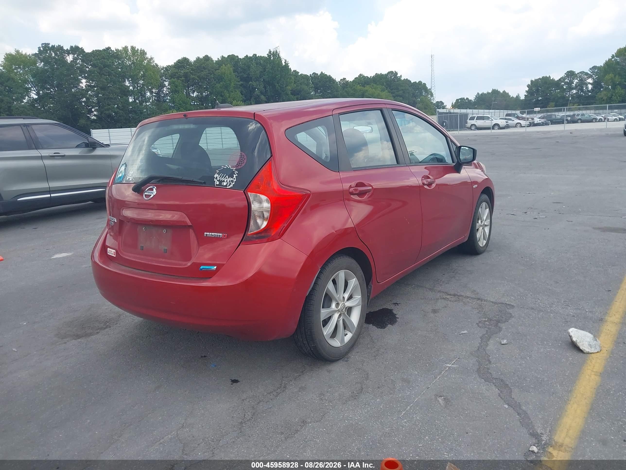 2014 Nissan Versa Note Sv Red vin: 3N1CE2CP8EL430617