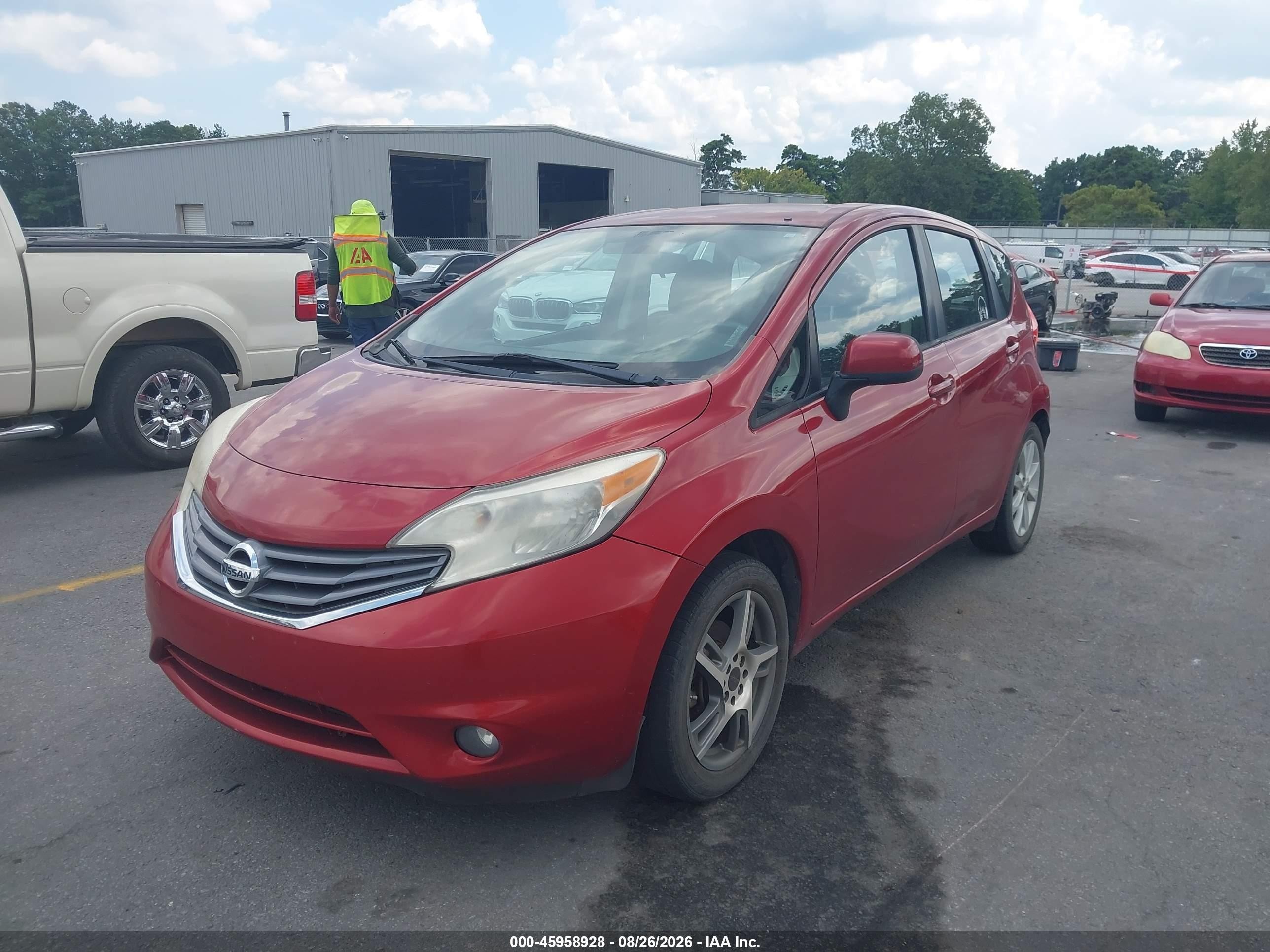 2014 Nissan Versa Note Sv Red vin: 3N1CE2CP8EL430617