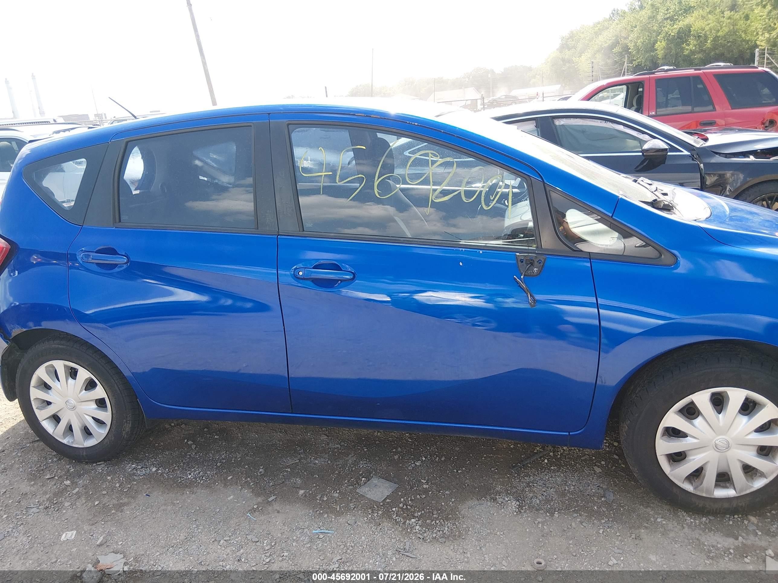 2014 Nissan Versa Note S Plus Синий vin: 3N1CE2CP8EL437096