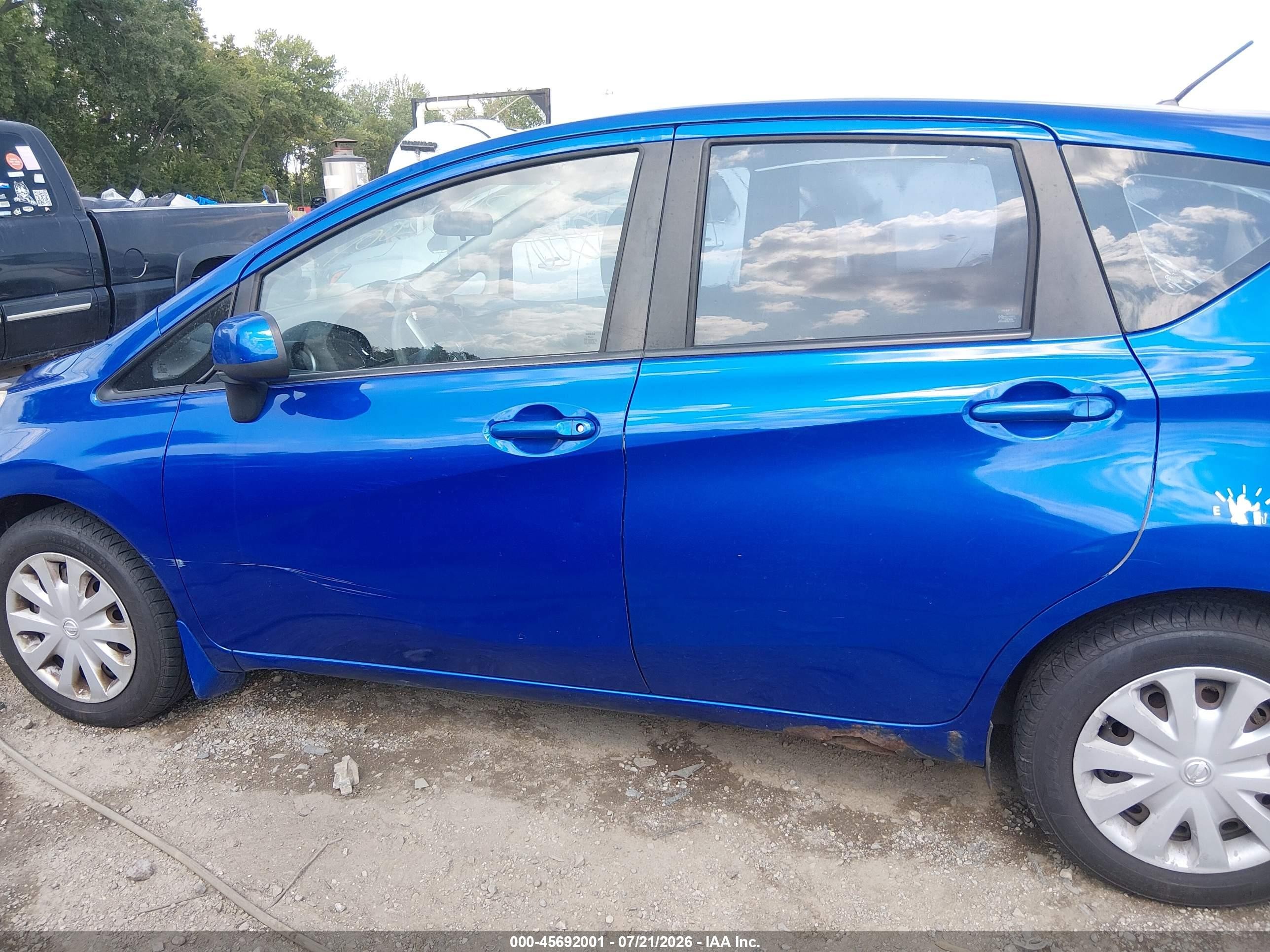 2014 Nissan Versa Note S Plus Синий vin: 3N1CE2CP8EL437096