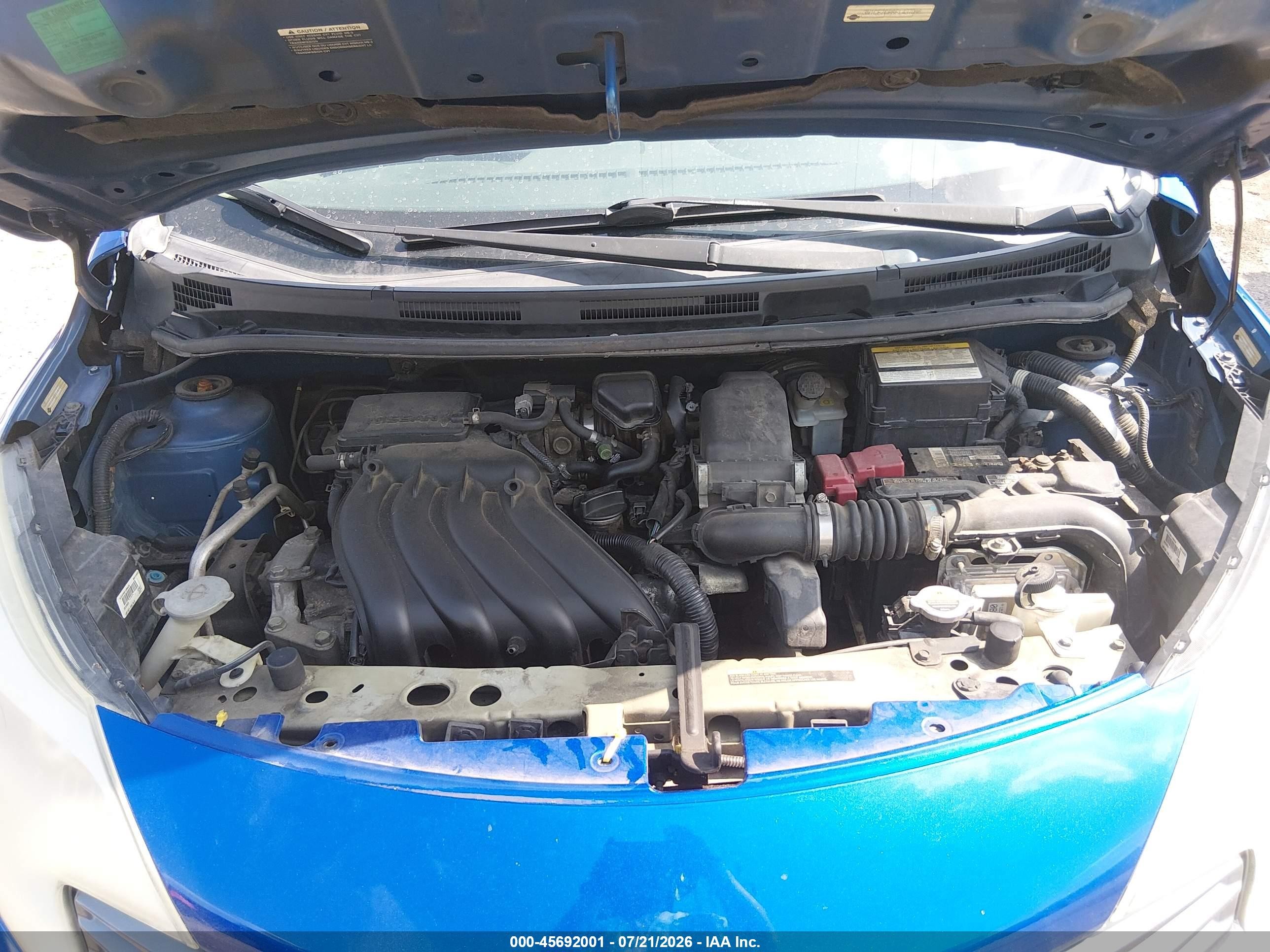 2014 Nissan Versa Note S Plus Синий vin: 3N1CE2CP8EL437096