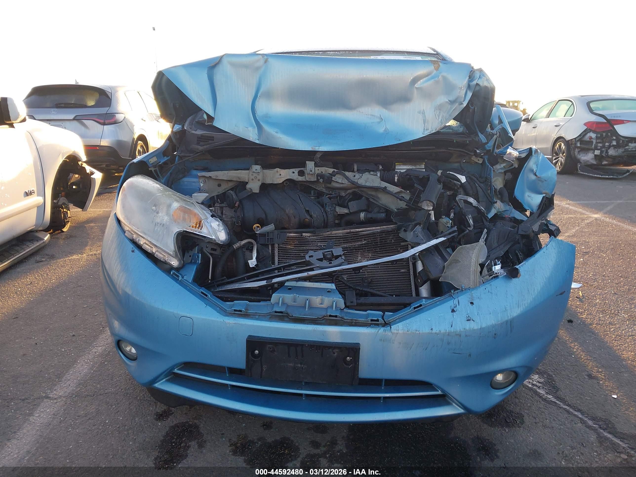 2015 Nissan Versa Note Sl Blue vin: 3N1CE2CP8FL371568