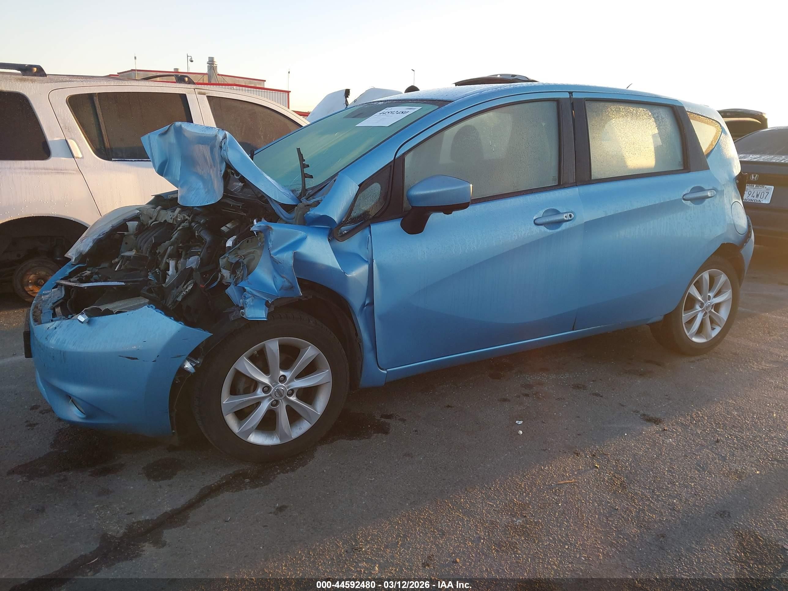 2015 Nissan Versa Note Sl Blue vin: 3N1CE2CP8FL371568