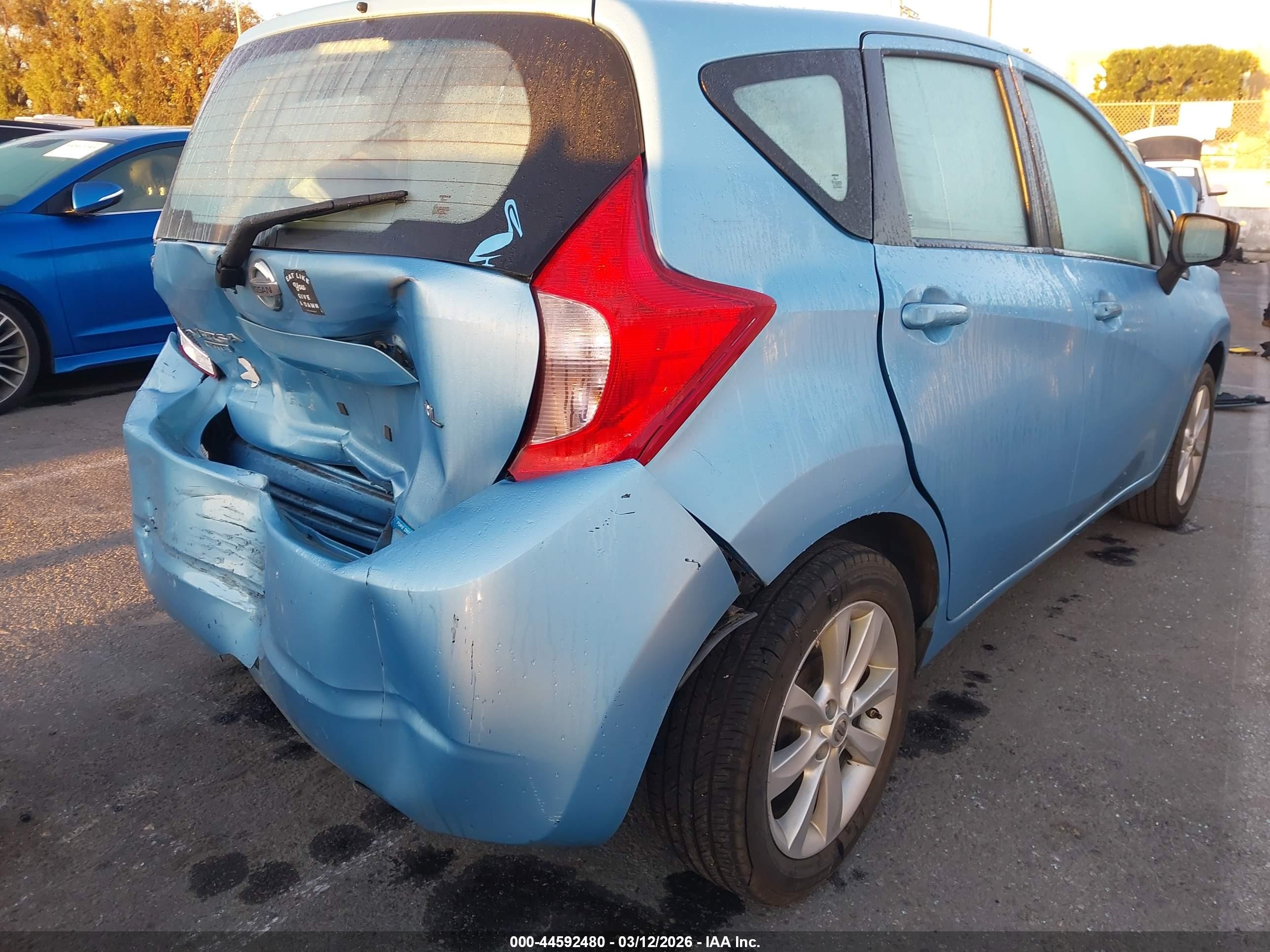 2015 Nissan Versa Note Sl Blue vin: 3N1CE2CP8FL371568