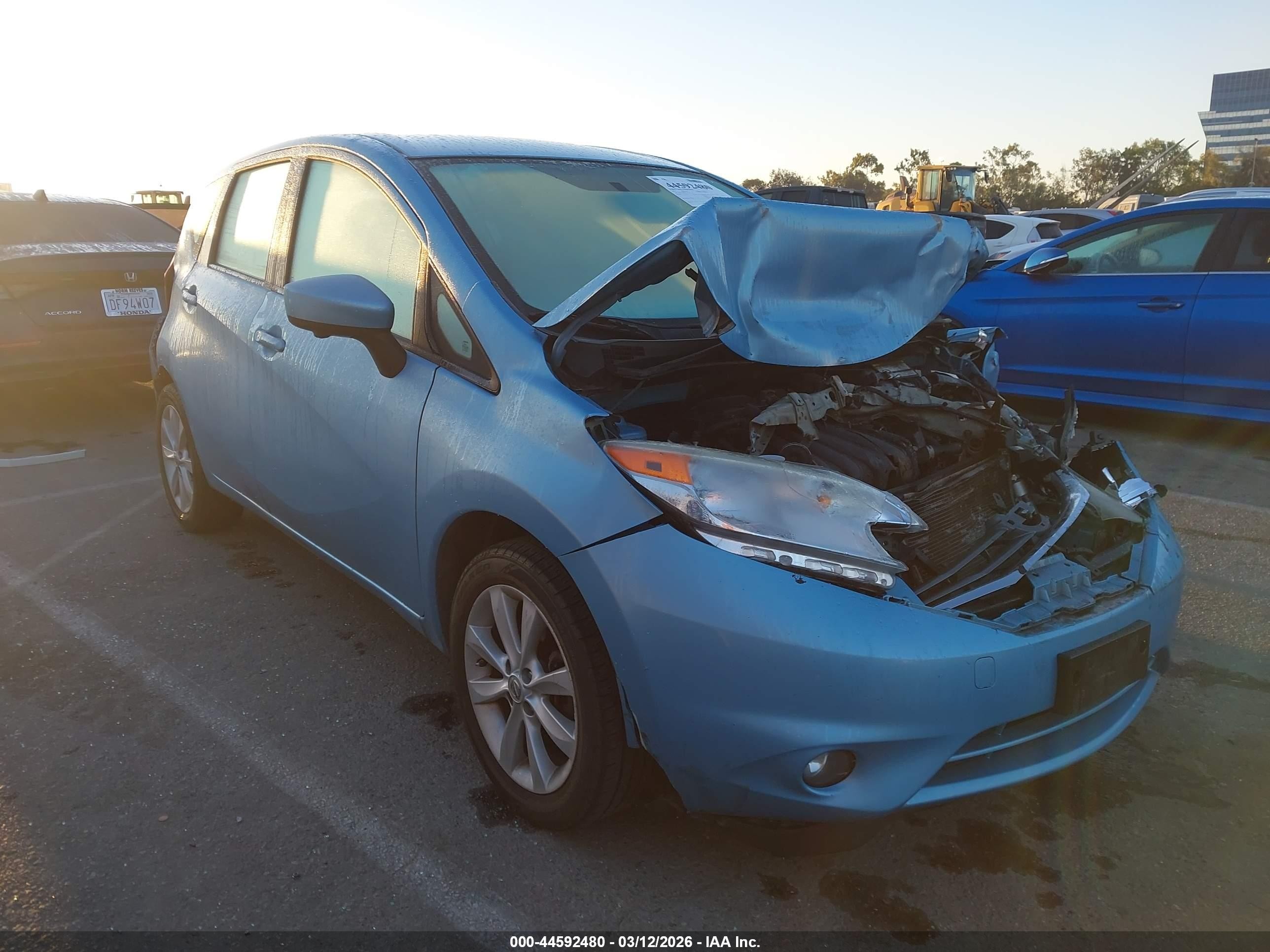2015 Nissan Versa Note Sl Blue vin: 3N1CE2CP8FL371568
