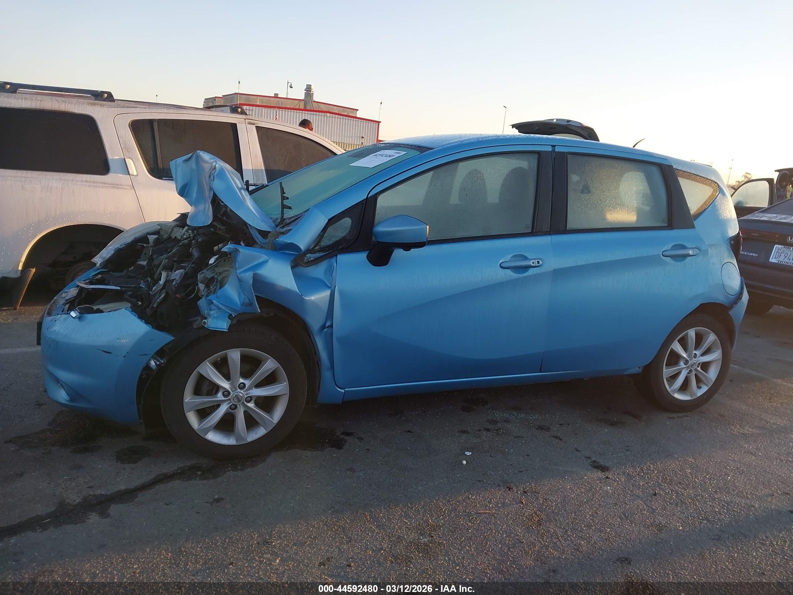 2015 Nissan Versa Note Sl Blue vin: 3N1CE2CP8FL371568