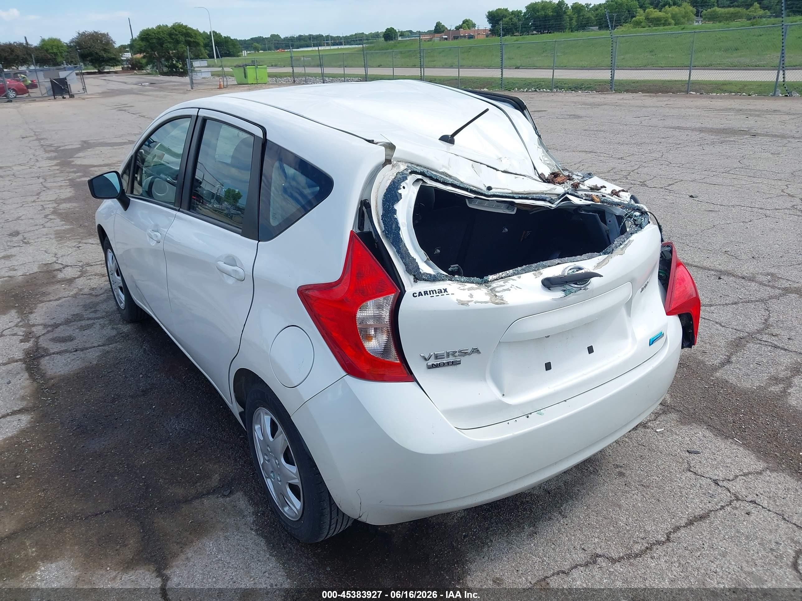 2015 Nissan Versa Note S (sr)/s Plus/sl/sr/sv White vin: 3N1CE2CP8FL378326
