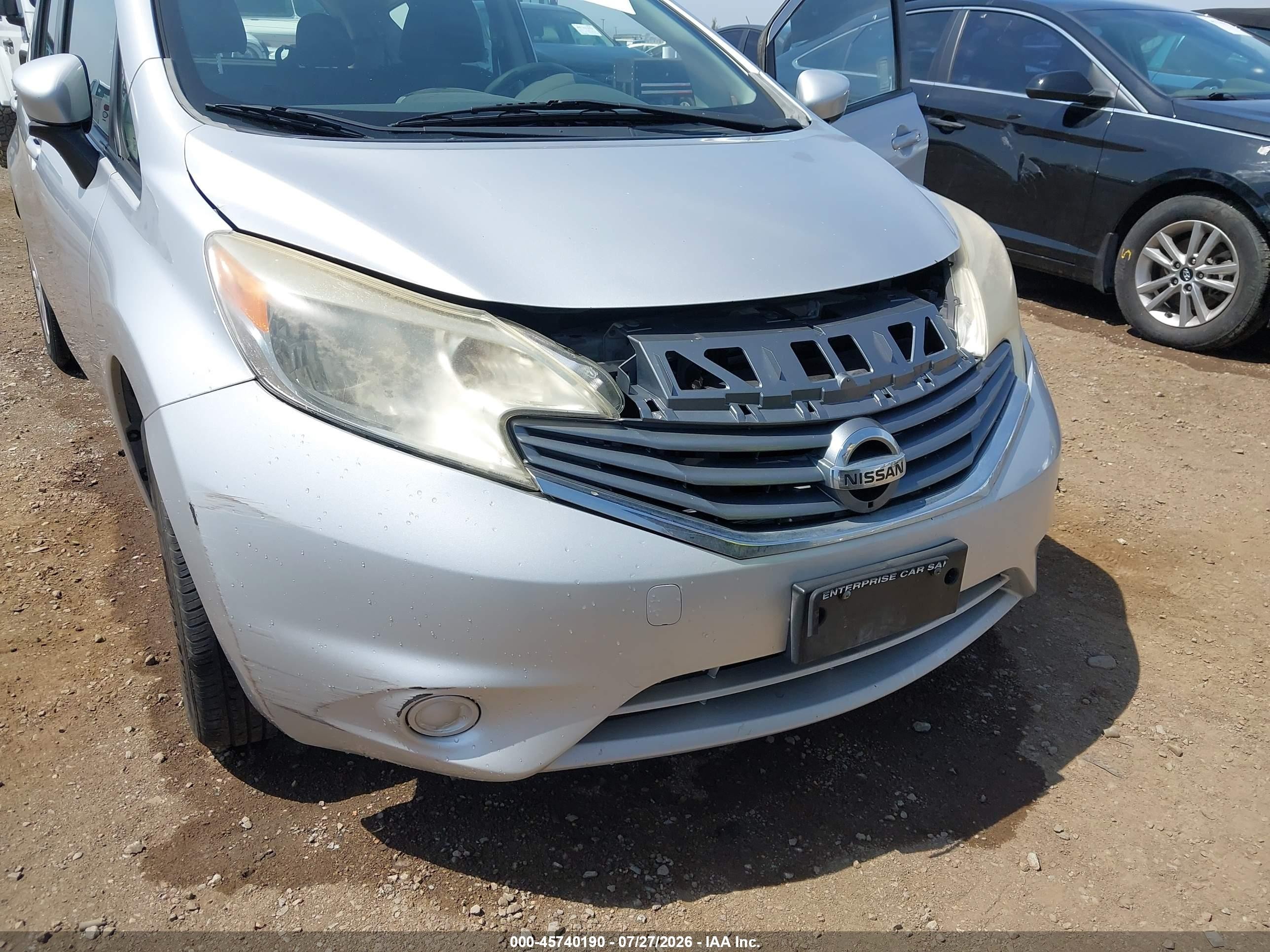 2015 Nissan Versa Note S (sr)/s Plus/sl/sr/sv Серебряный vin: 3N1CE2CP8FL391061
