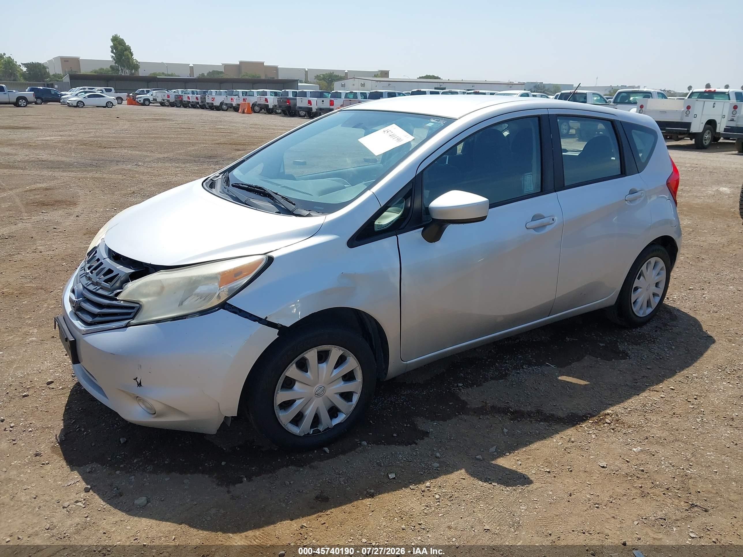 2015 Nissan Versa Note S (sr)/s Plus/sl/sr/sv Серебряный vin: 3N1CE2CP8FL391061
