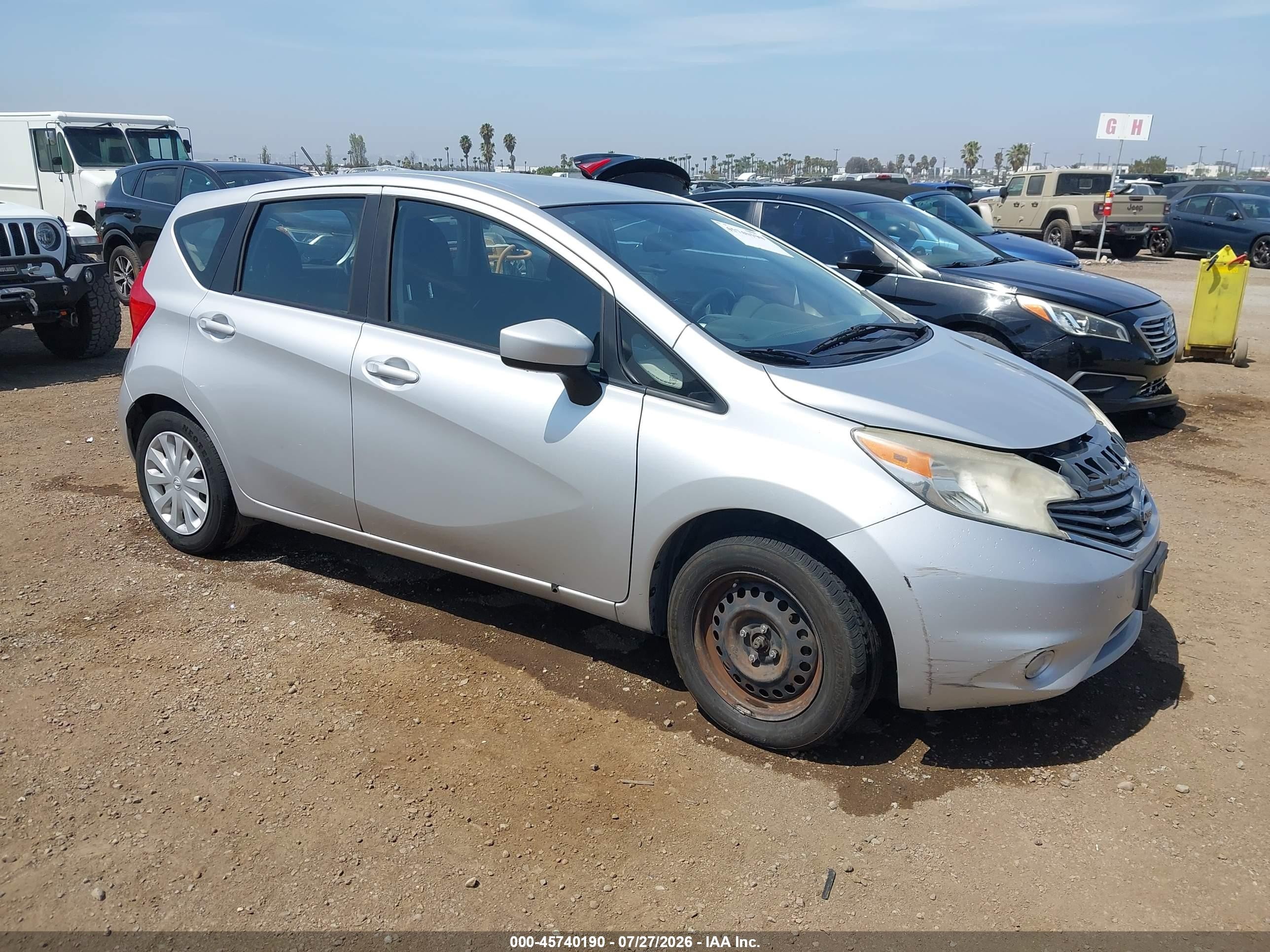 2015 Nissan Versa Note S (sr)/s Plus/sl/sr/sv Silver vin: 3N1CE2CP8FL391061