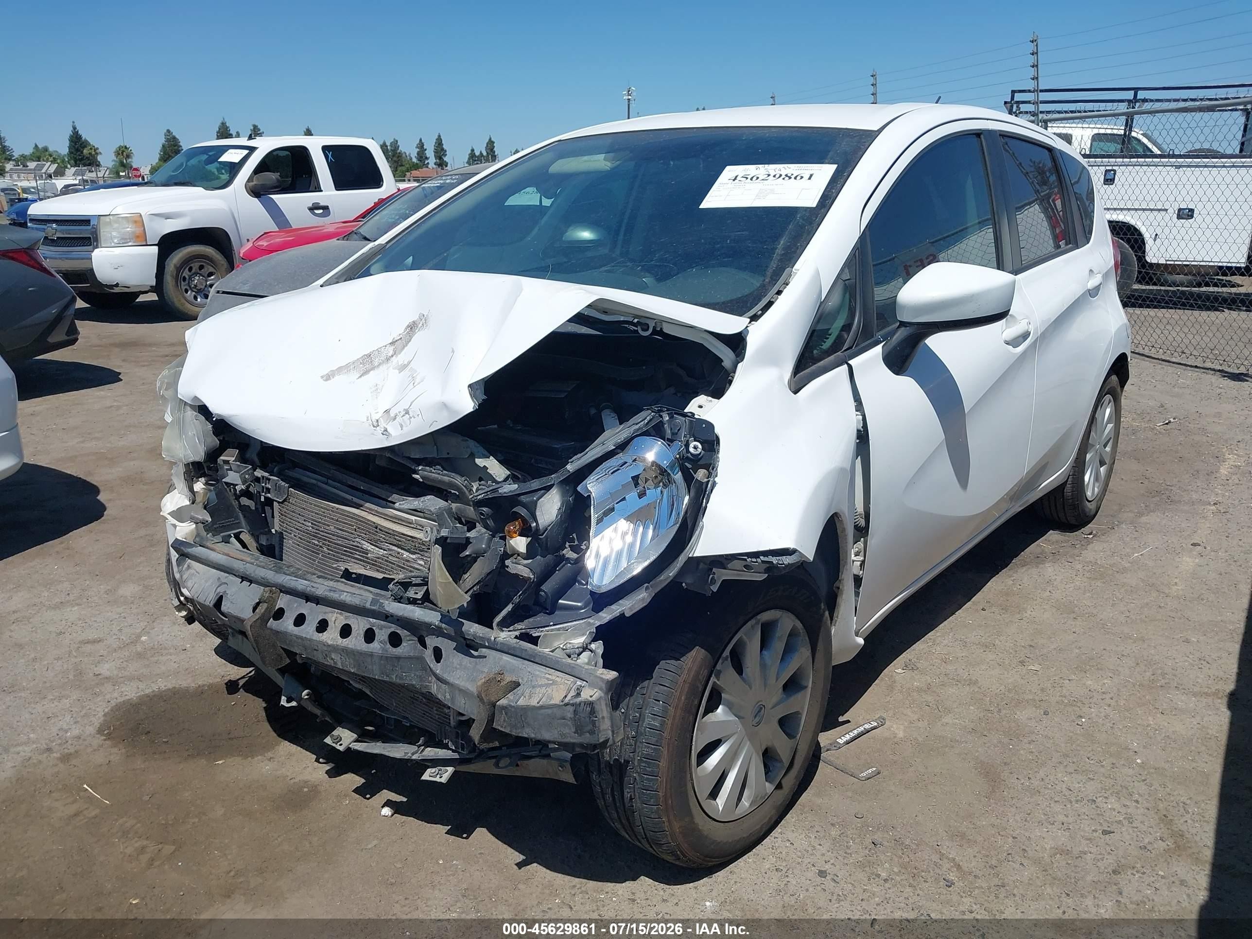 2015 Nissan Versa Note Sv White vin: 3N1CE2CP8FL402270