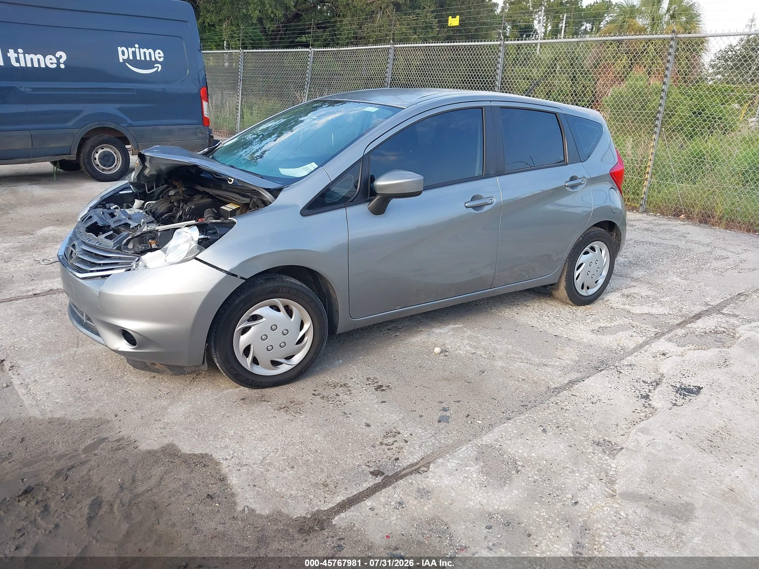 2015 Nissan Versa Note S (sr)/s Plus/sl/sr/sv Gray vin: 3N1CE2CP8FL403533