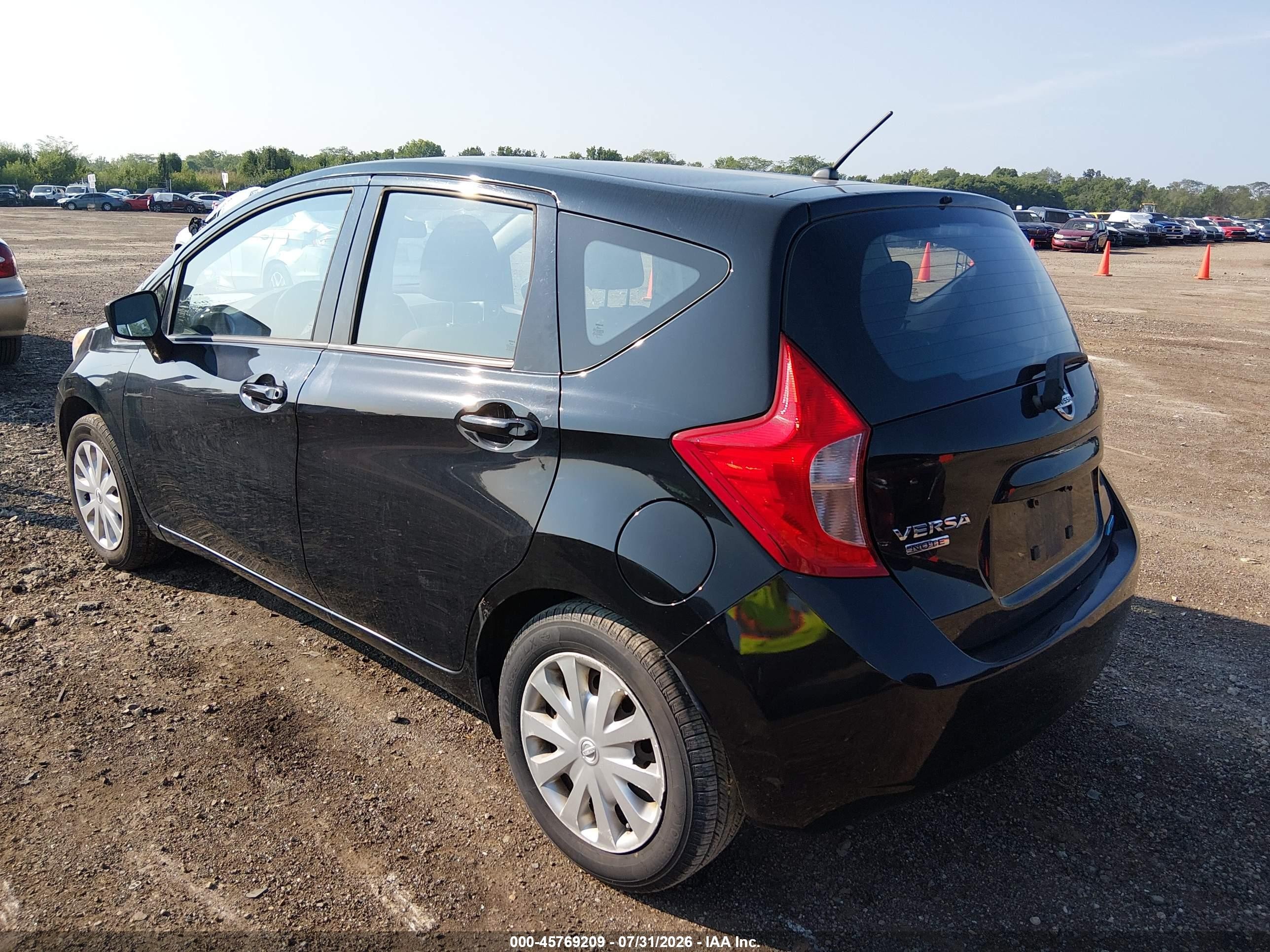 2015 Nissan Versa Note S (sr)/s Plus/sl/sr/sv Black vin: 3N1CE2CP8FL408165