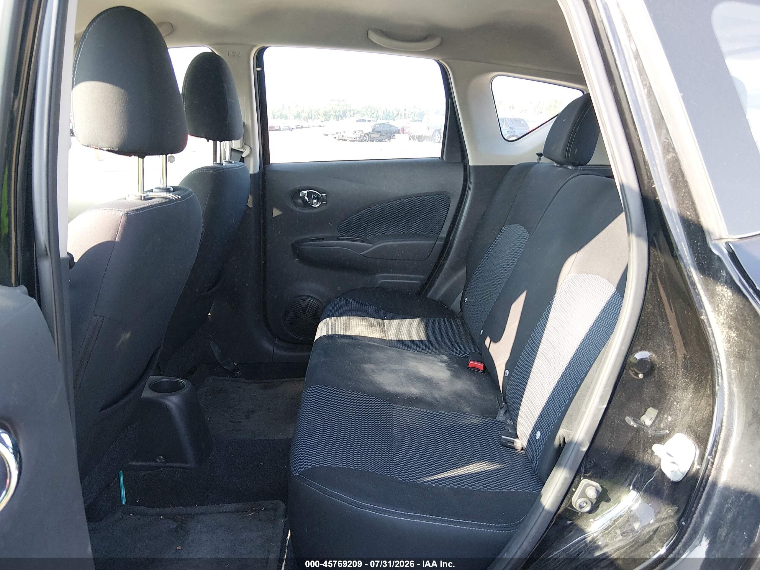 2015 Nissan Versa Note S (sr)/s Plus/sl/sr/sv Black vin: 3N1CE2CP8FL408165