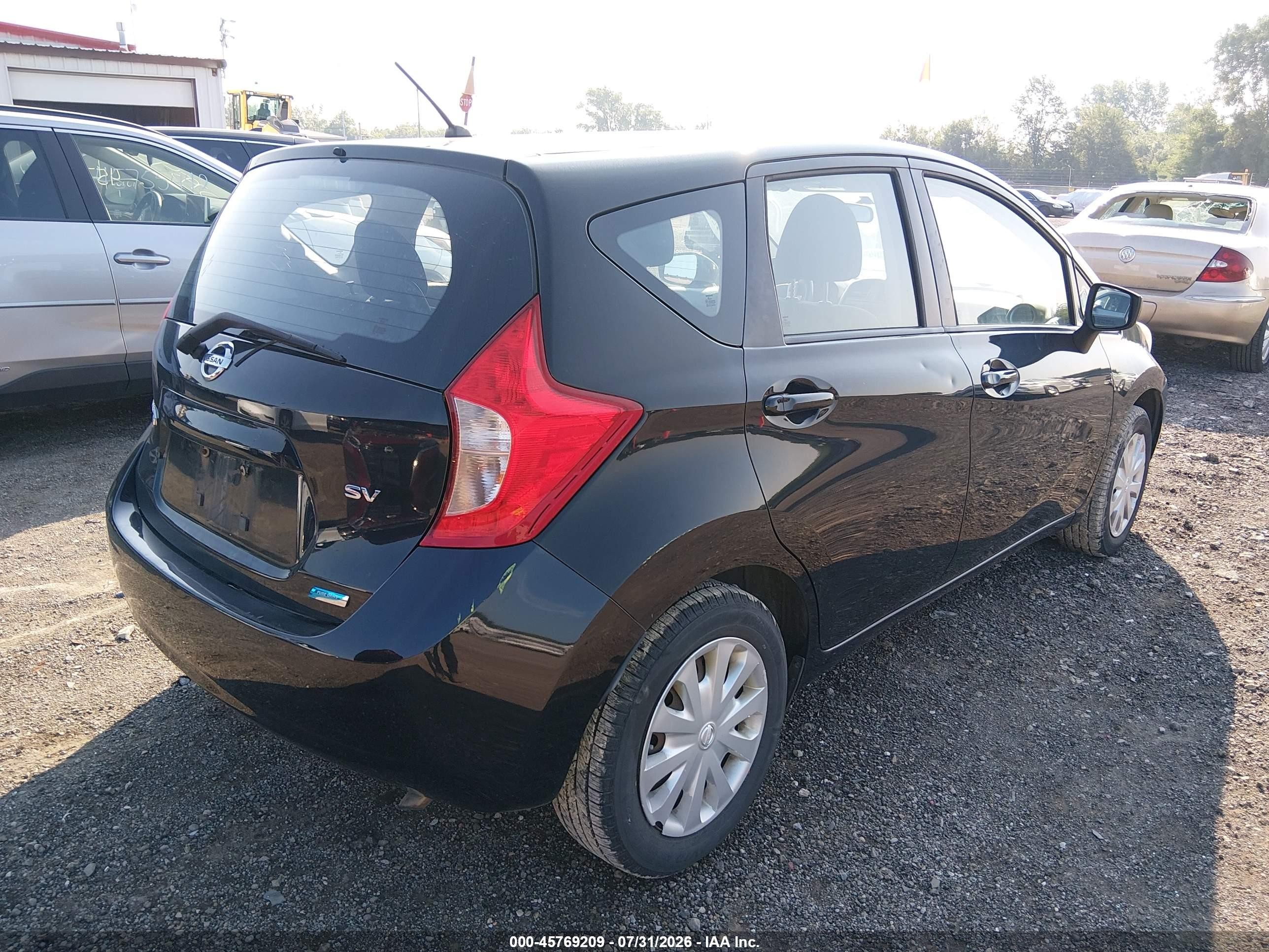 2015 Nissan Versa Note S (sr)/s Plus/sl/sr/sv Black vin: 3N1CE2CP8FL408165