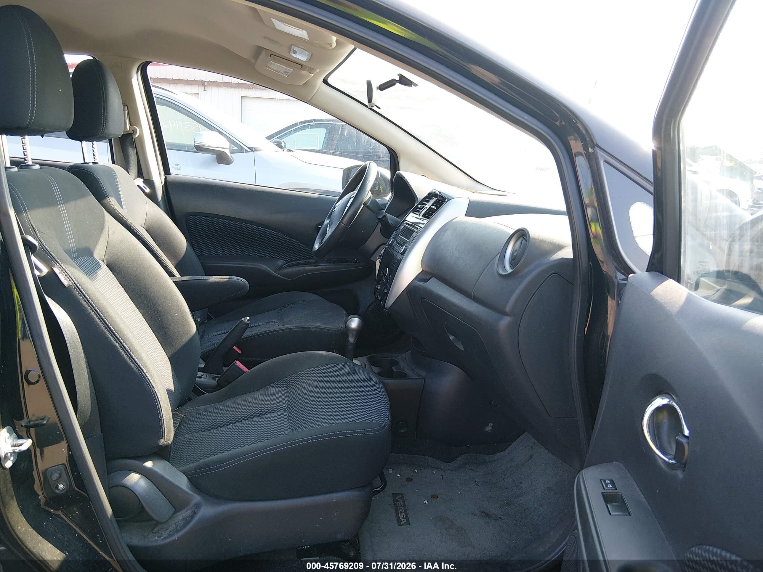 2015 Nissan Versa Note S (sr)/s Plus/sl/sr/sv Black vin: 3N1CE2CP8FL408165