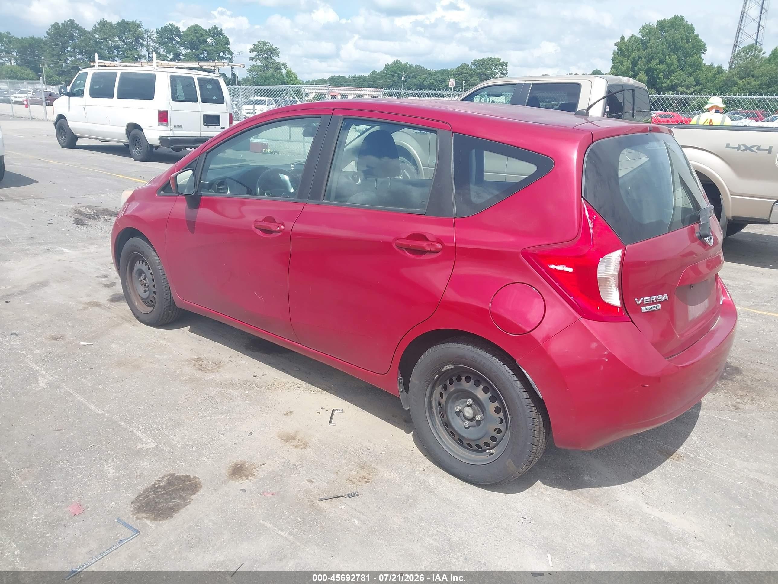 2015 Nissan Versa Note S (sr)/s Plus/sl/sr/sv Burgundy vin: 3N1CE2CP8FL411132