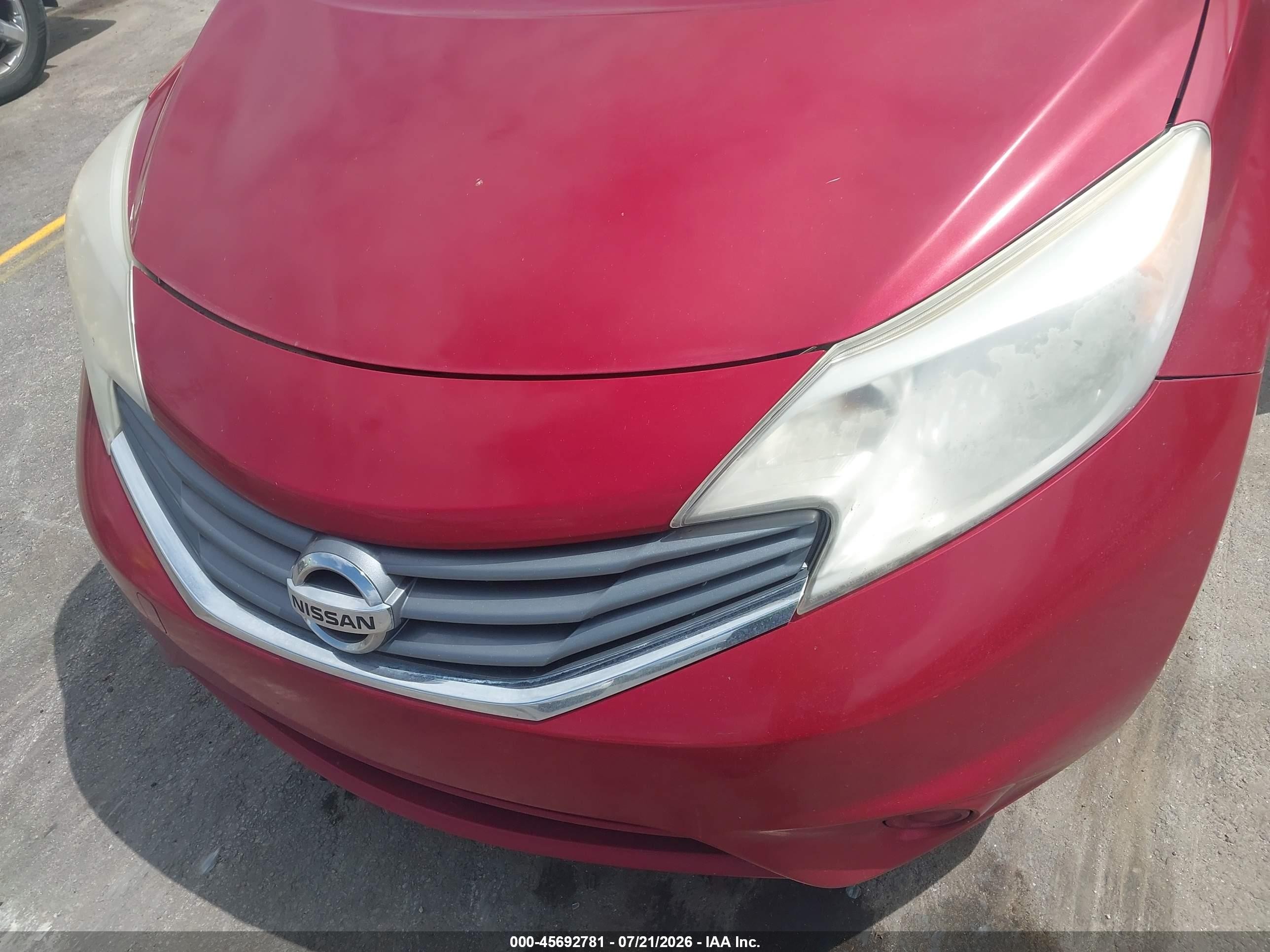 2015 Nissan Versa Note S (sr)/s Plus/sl/sr/sv Burgundy vin: 3N1CE2CP8FL411132
