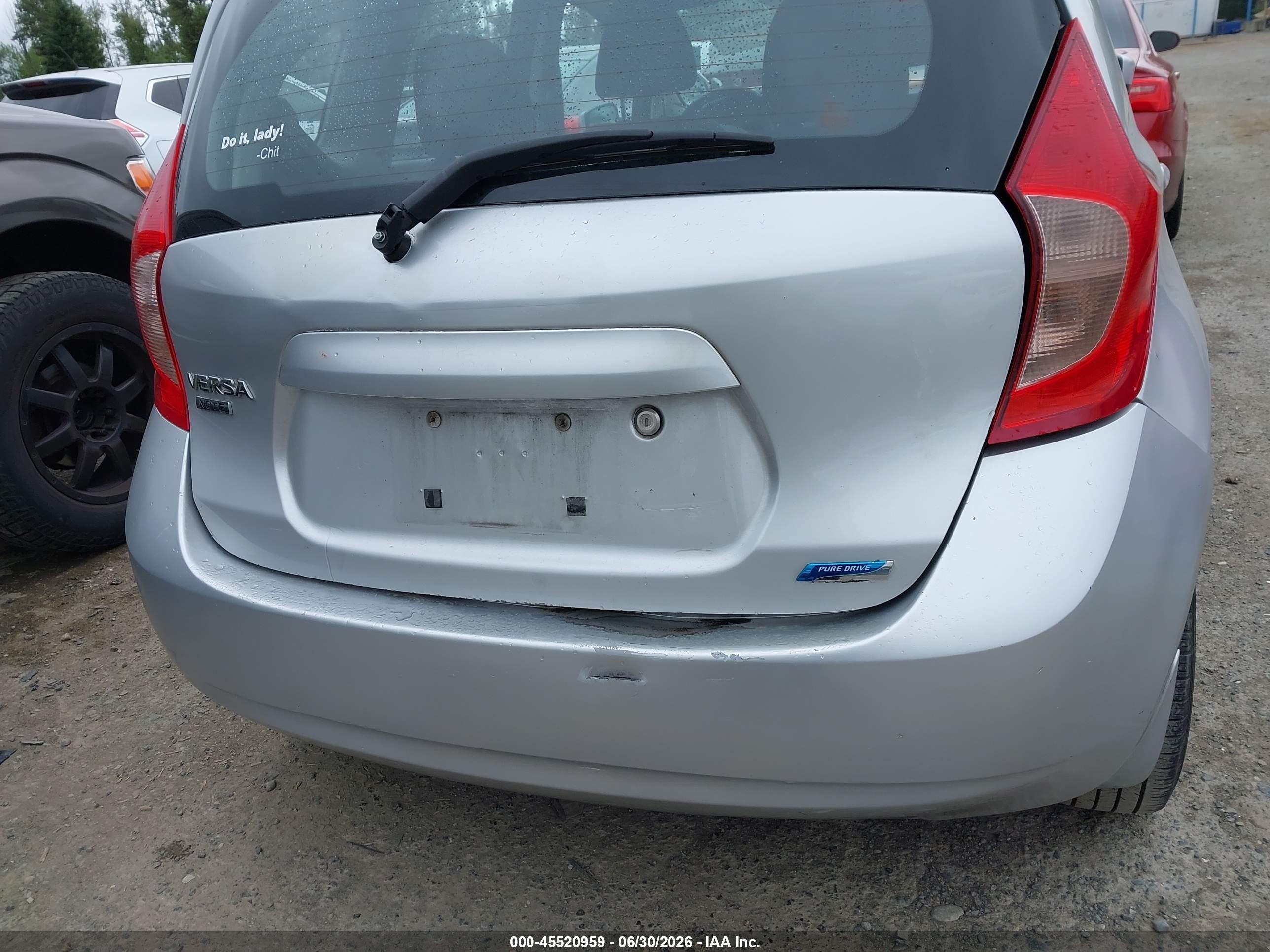 2015 Nissan Versa Note S (sr)/s Plus/sl/sr/sv Серебряный vin: 3N1CE2CP8FL416699