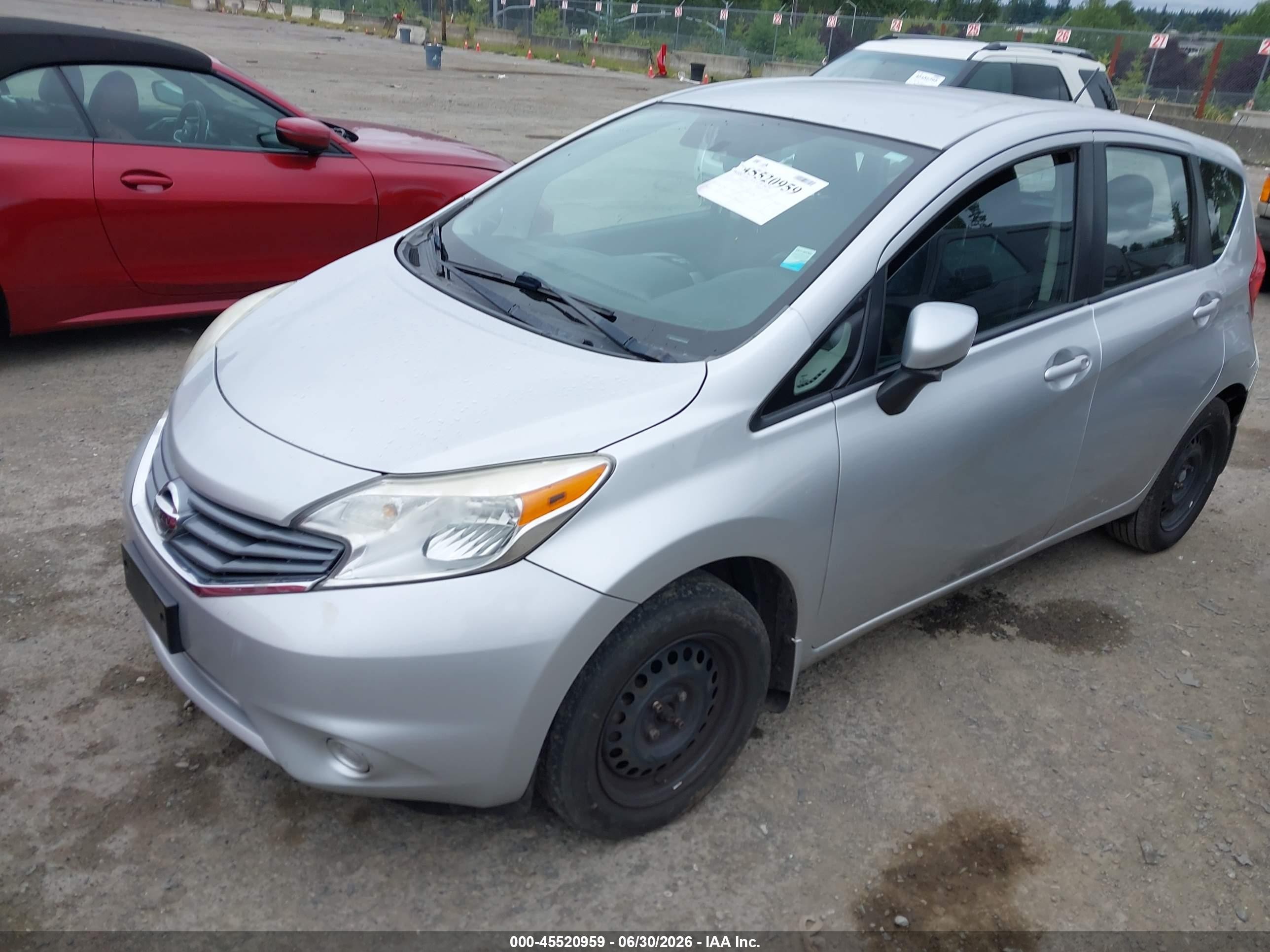 2015 Nissan Versa Note S (sr)/s Plus/sl/sr/sv Серебряный vin: 3N1CE2CP8FL416699