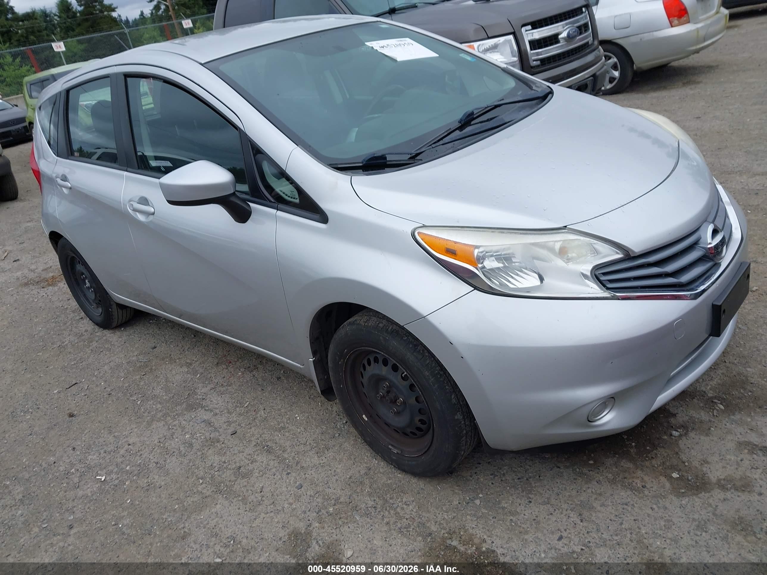 2015 Nissan Versa Note S (sr)/s Plus/sl/sr/sv Серебряный vin: 3N1CE2CP8FL416699