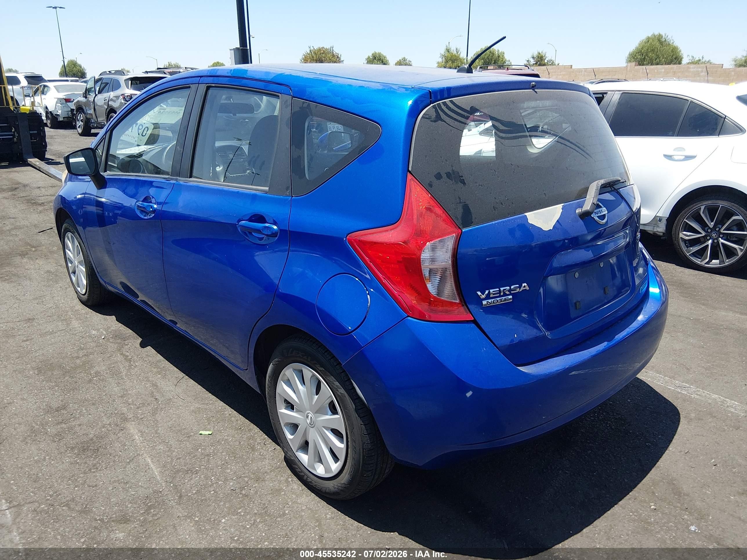 2015 Nissan Versa Note S (sr)/s Plus/sl/sr/sv Синий vin: 3N1CE2CP8FL418419