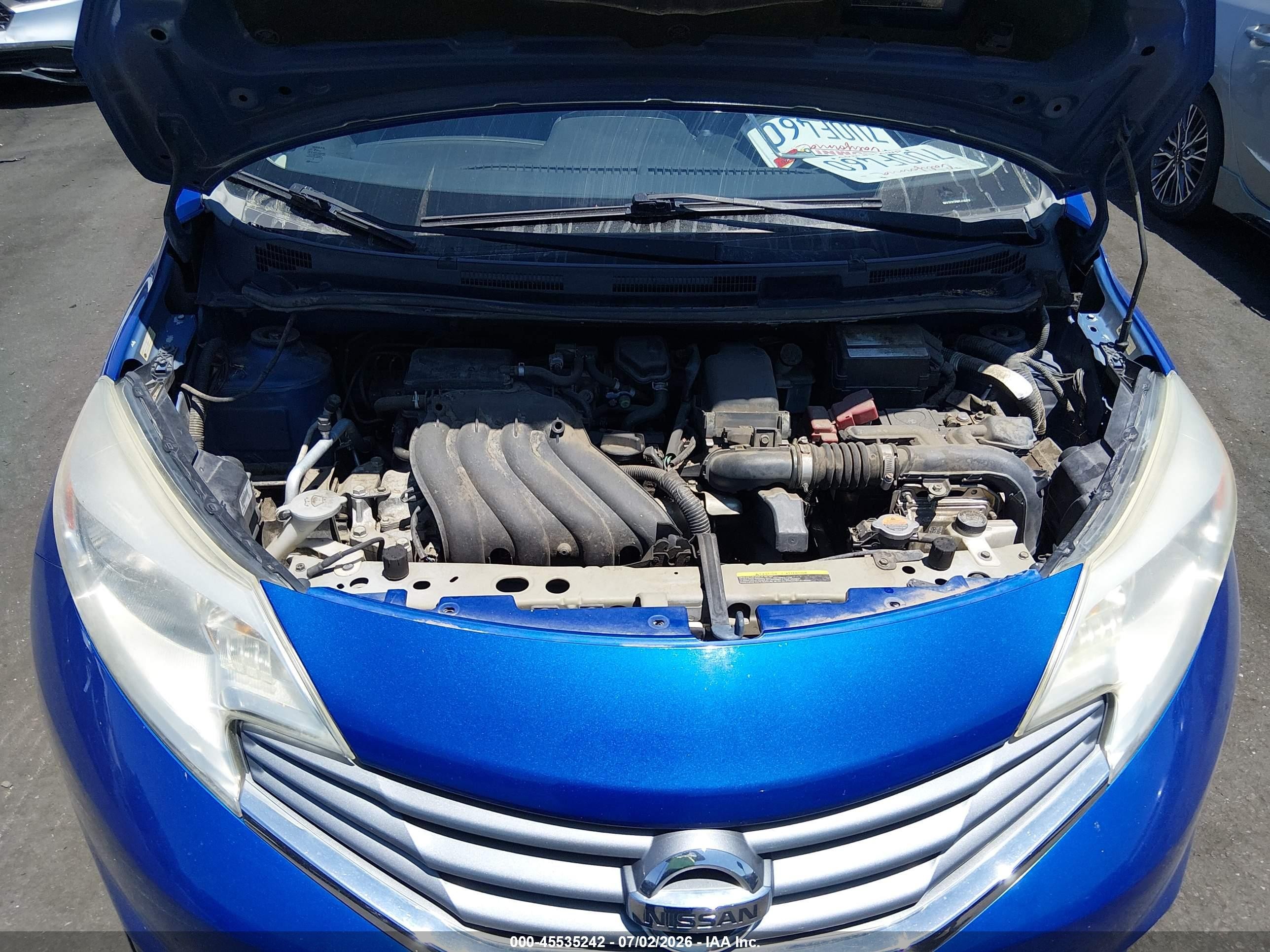 2015 Nissan Versa Note S (sr)/s Plus/sl/sr/sv Синий vin: 3N1CE2CP8FL418419